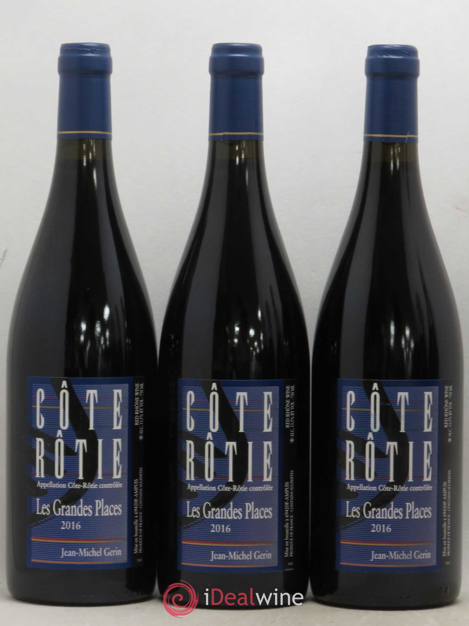 Côte-Rôtie Les Grandes Places Jean-Michel Gerin 2016 - Lot de 6 bouteilles - 1