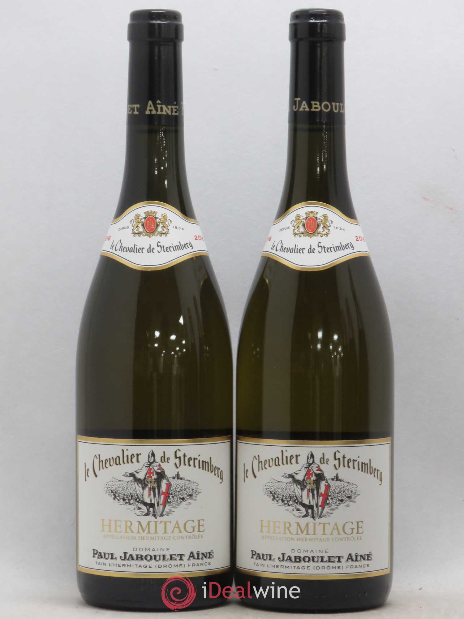 Hermitage Chevalier de Sterimberg Paul Jaboulet Ainé 2016 - Lot de 2 bouteilles - 0
