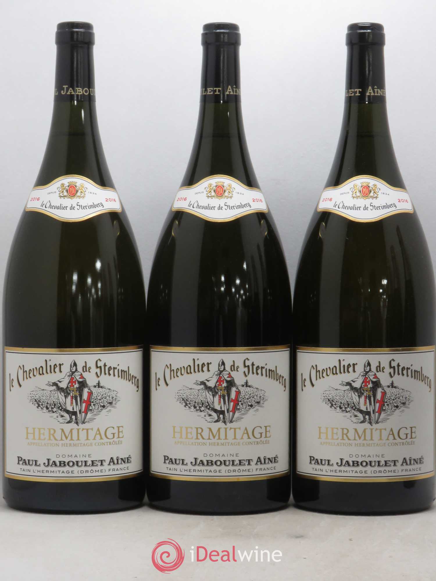 Hermitage Chevalier de Sterimberg Paul Jaboulet Ainé 2016 - Lot de 3 magnums - 0