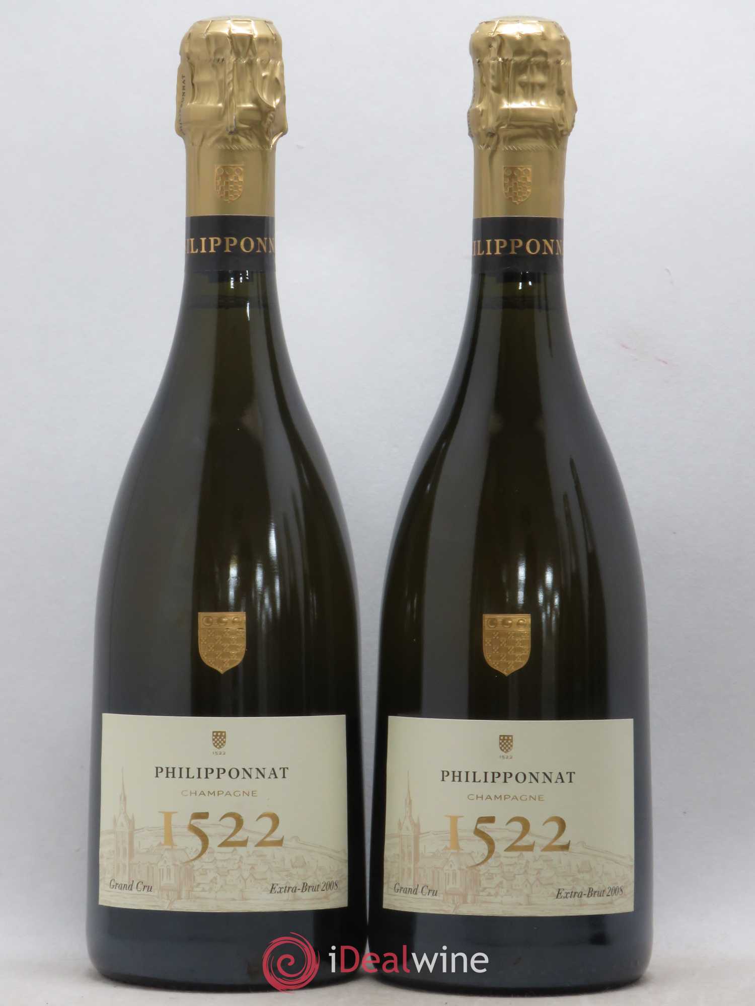 Cuvée 1522 Grand Cru Extra-Brut Philipponnat Extra Brut 2008 - Lot de 2 bouteilles - 0