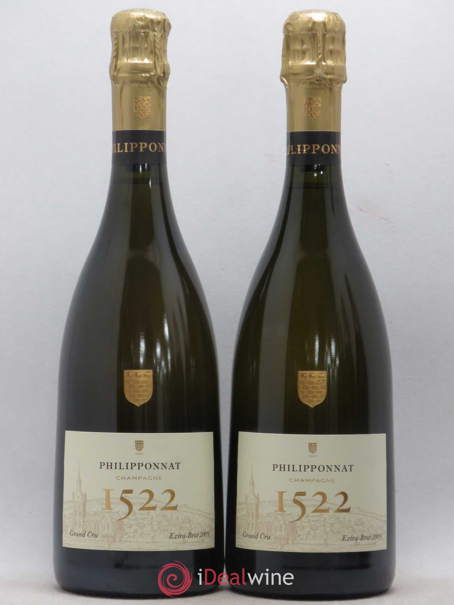 Cuvée 1522 Grand Cru Extra-Brut Philipponnat Extra Brut 2008 - Lot de 2 bouteilles - 0