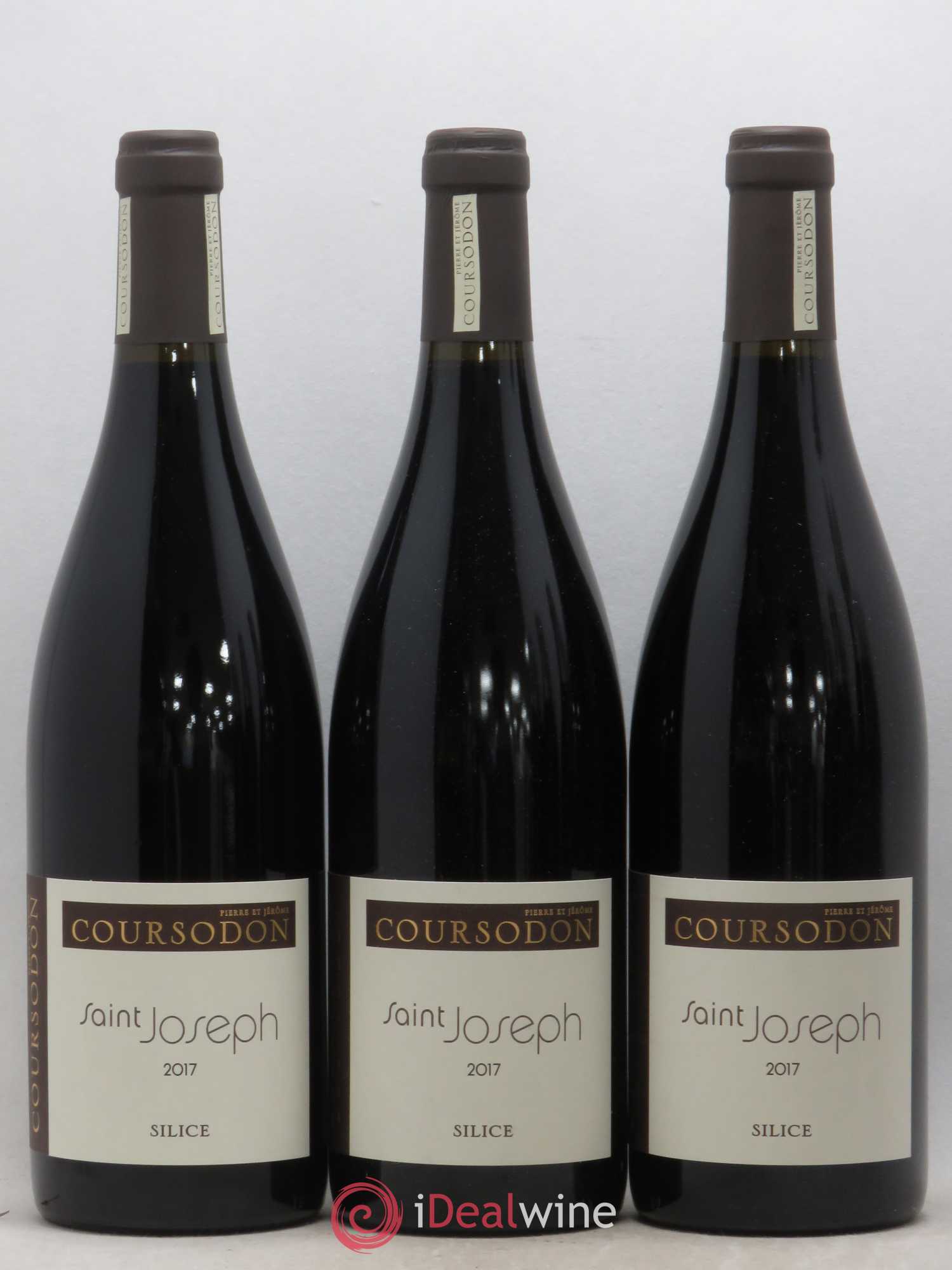 Saint-Joseph Silice Pierre et Jérôme Coursodon 2017 - Lot de 3 bouteilles - 0