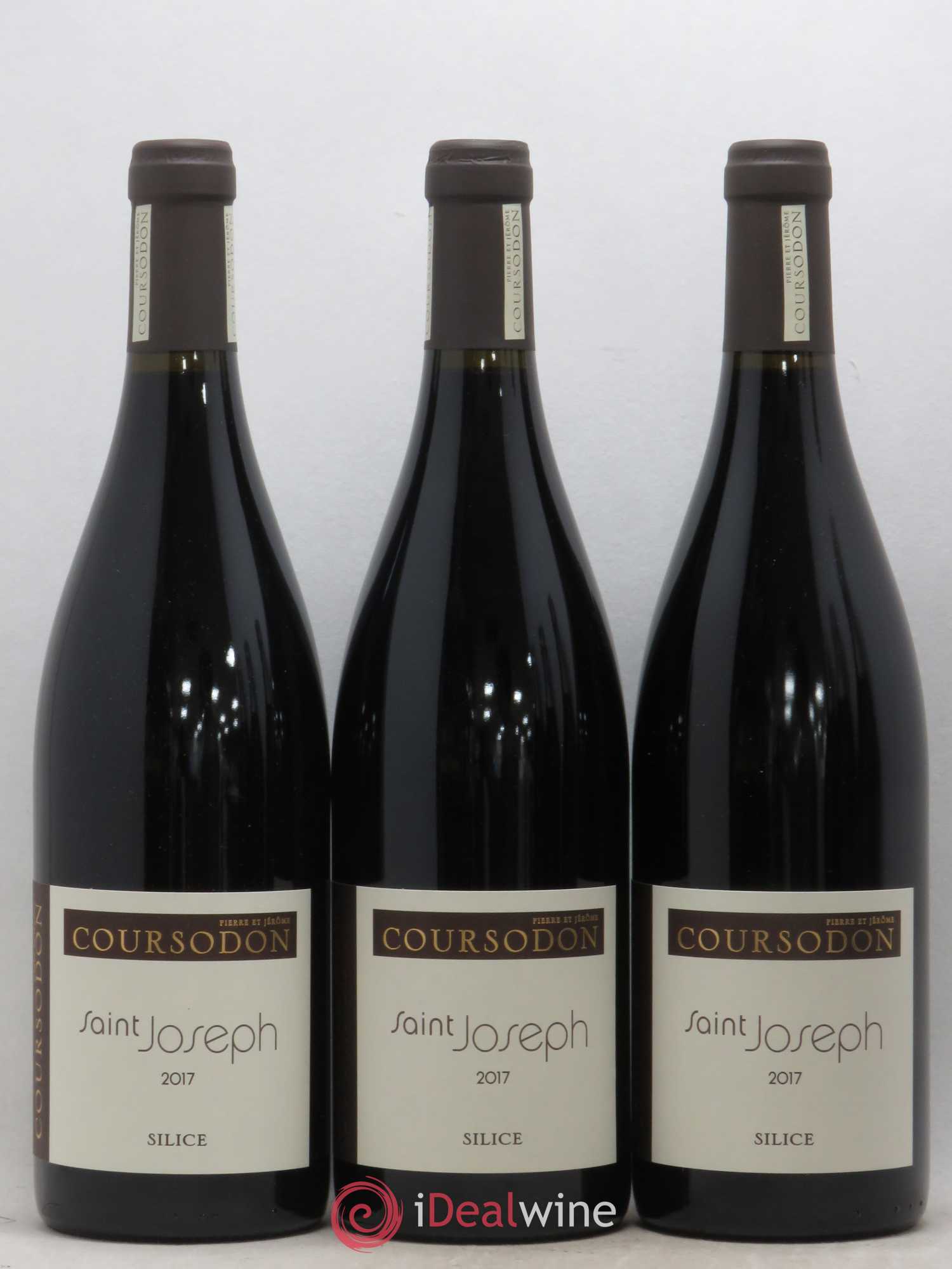 Saint-Joseph Silice Pierre et Jérôme Coursodon 2017 - Lot de 3 bouteilles - 0