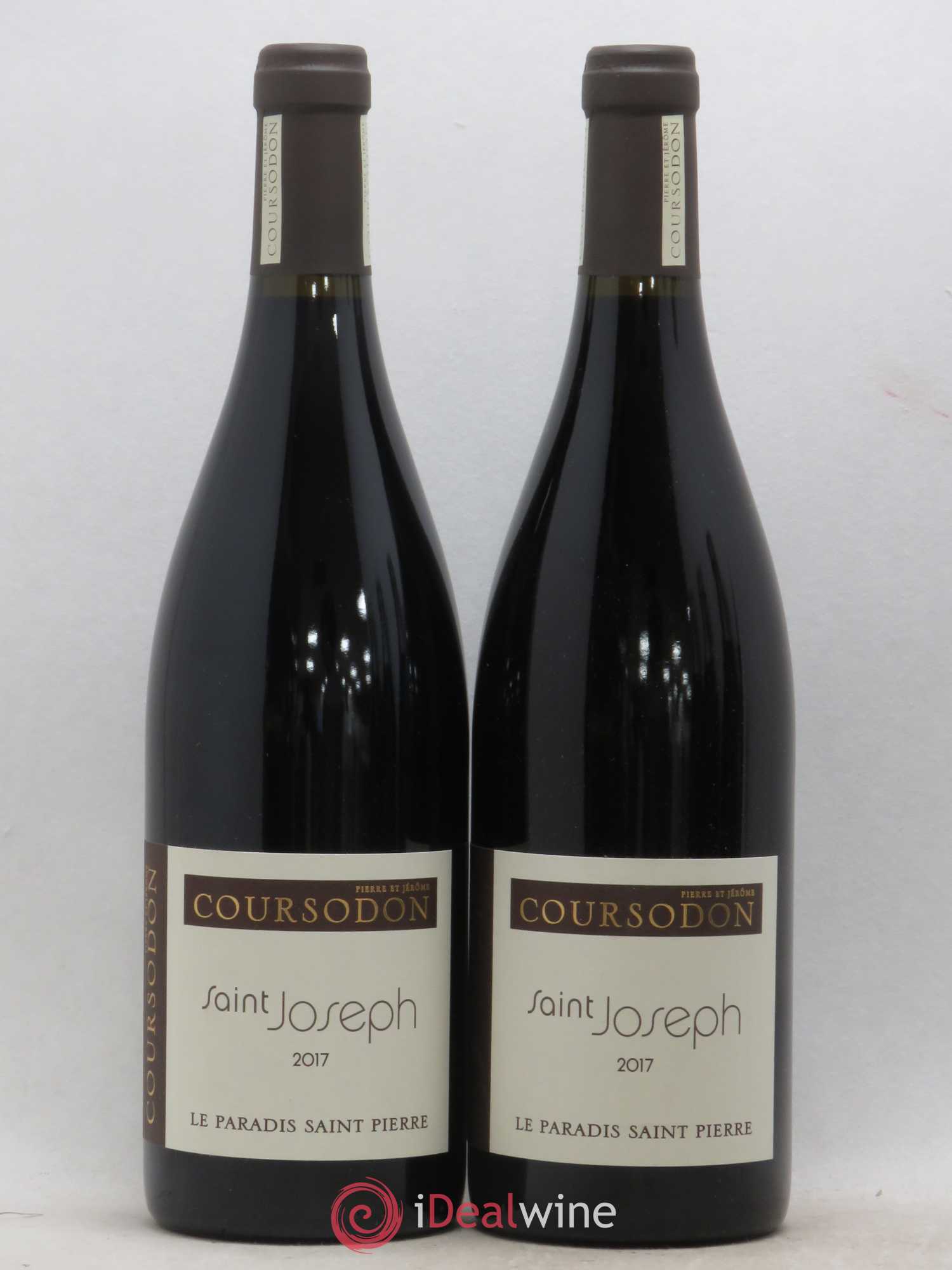 Saint-Joseph Le Paradis Saint-Pierre Pierre et Jérôme Coursodon 2017 - Lot de 2 bouteilles - 0