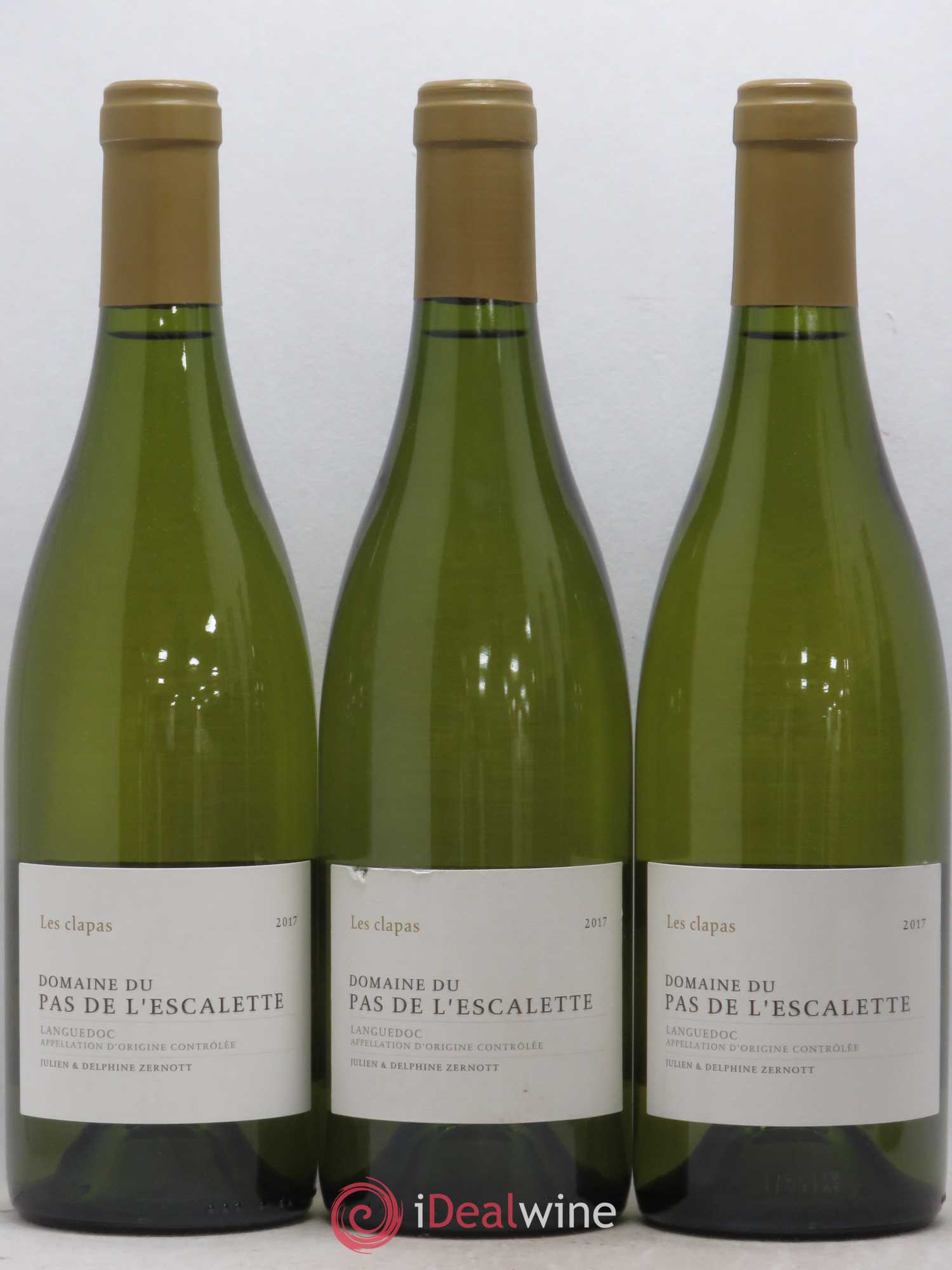 Languedoc Les Clapas Domaine du Pas de l'Escalette 2017 - Posten von 3 Flaschen - 0