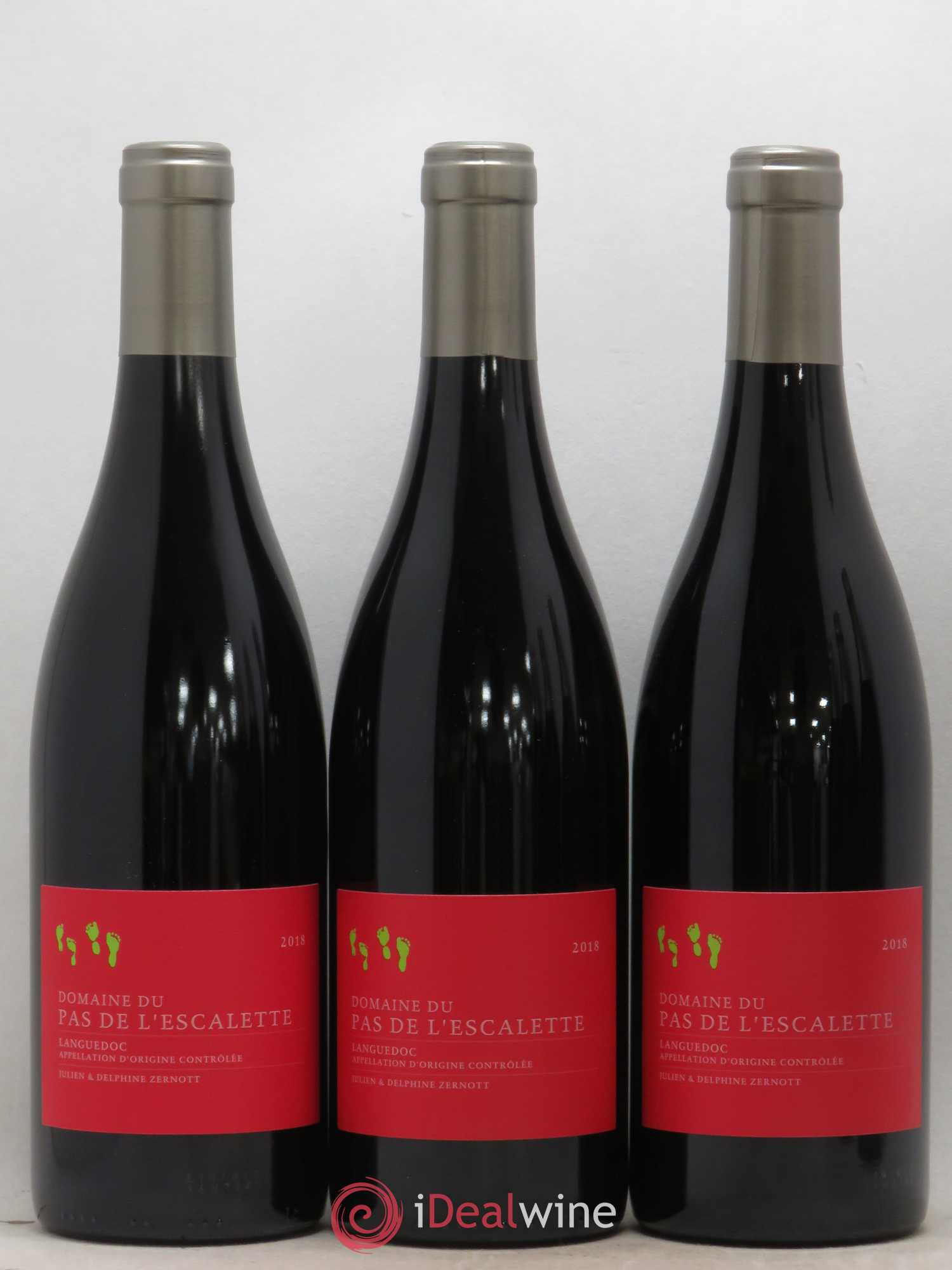 Languedoc Les Petits Pas Domaine du Pas de l'Escalette 2018 - Posten von 6 Flaschen - 2