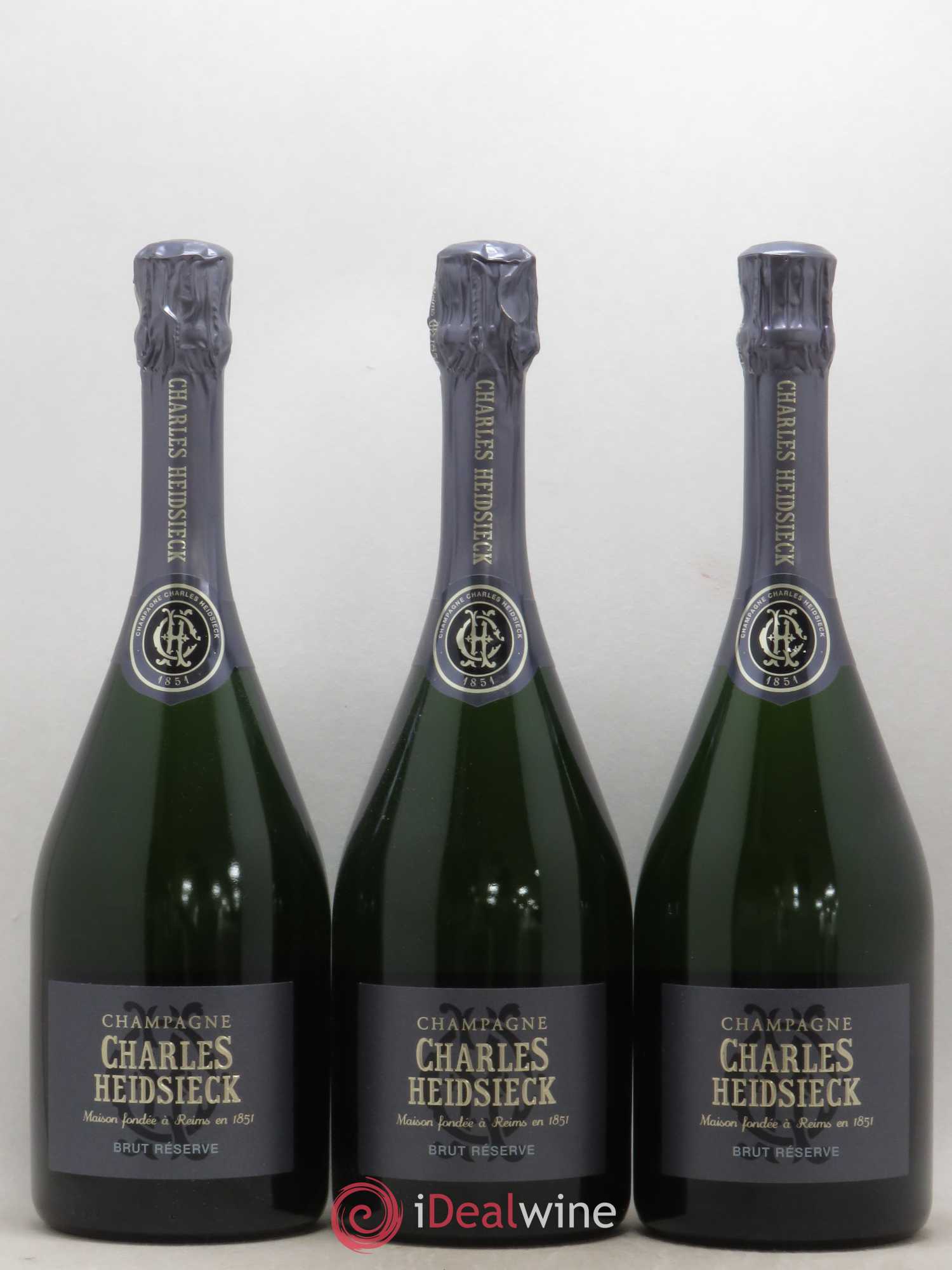 Brut Réserve Charles Heidsieck - Lot de 3 bouteilles - 0