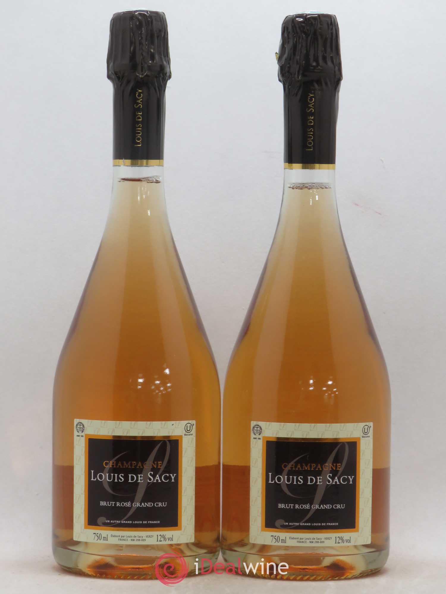 Champagne - Grand Cru Kacher Mévuchal Louis de Sacy - Posten von 2 Flaschen - 0