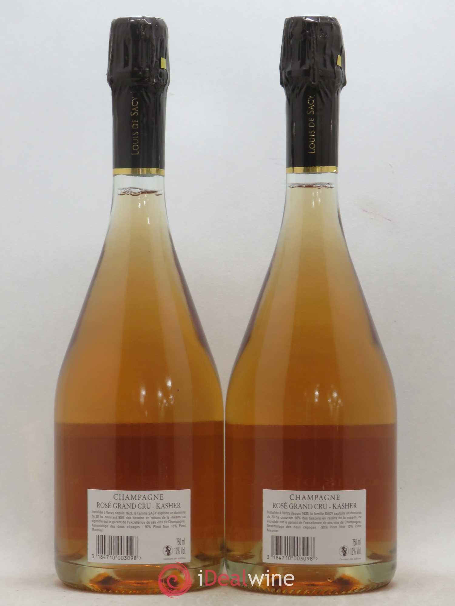 Champagne - Grand Cru Kacher Mévuchal Louis de Sacy - Posten von 2 Flaschen - 1