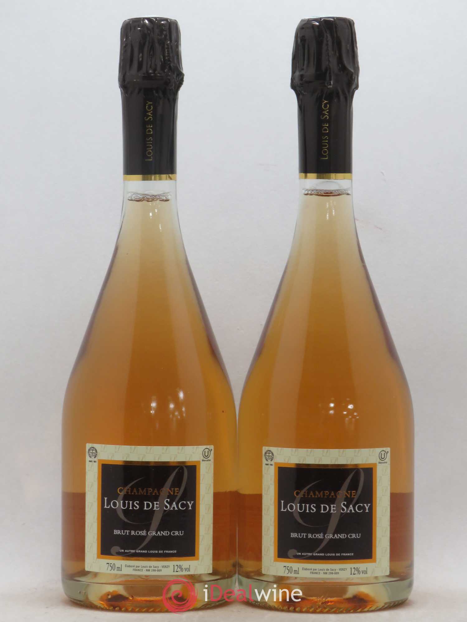 Champagne - Grand Cru Kacher Mévuchal Louis de Sacy - Posten von 2 Flaschen - 0