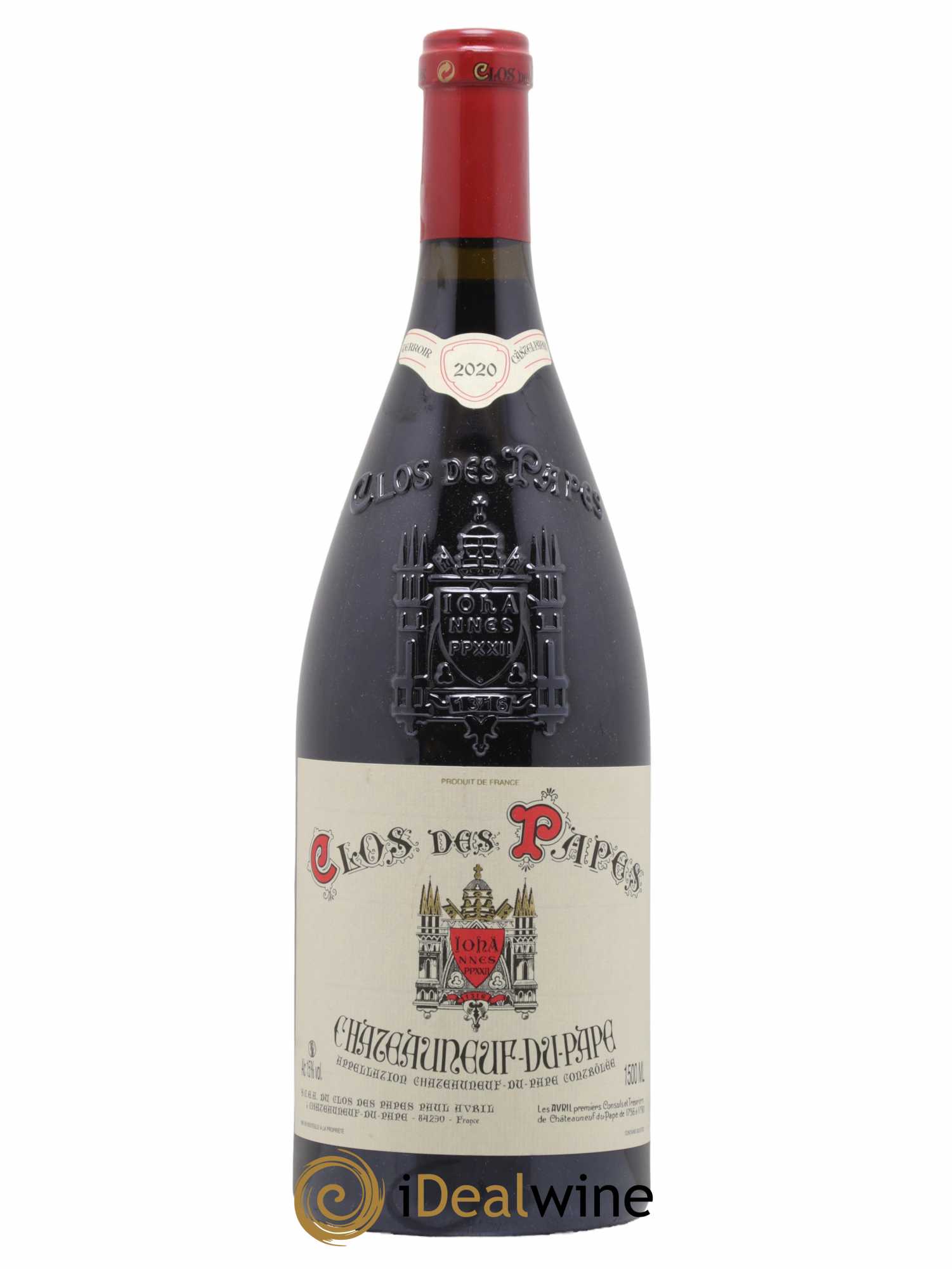 Châteauneuf-du-Pape Clos des Papes - Paul Avril 2020 - Lot de 1 magnum - 0