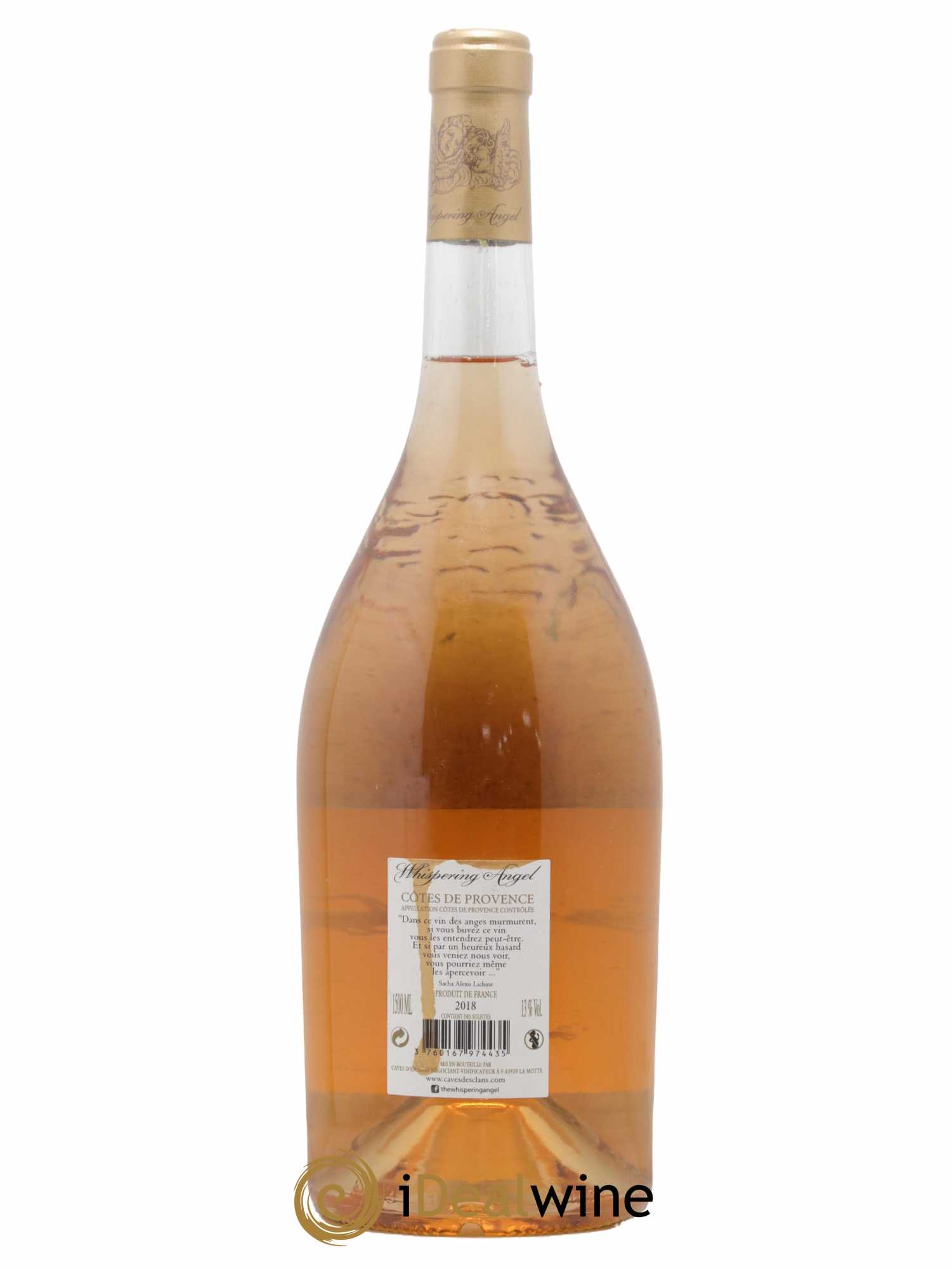 Côtes de Provence Whispering Angel Château d'Esclans 2018 - Lot of 1 magnum - 1
