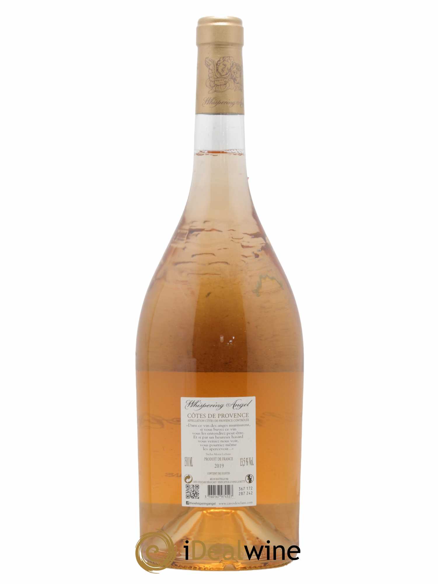 Côtes de Provence Whispering Angel Château d'Esclans 2019 - Lot de 1 magnum - 1