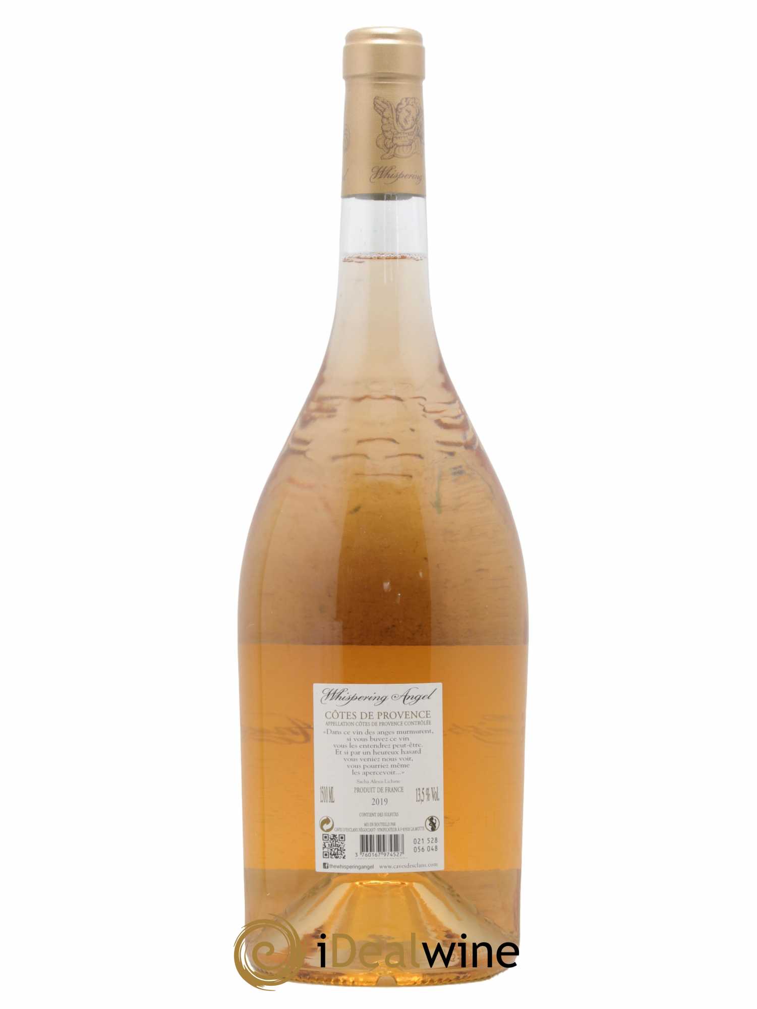Côtes de Provence Whispering Angel Château d'Esclans 2019 - Lot de 1 magnum - 1