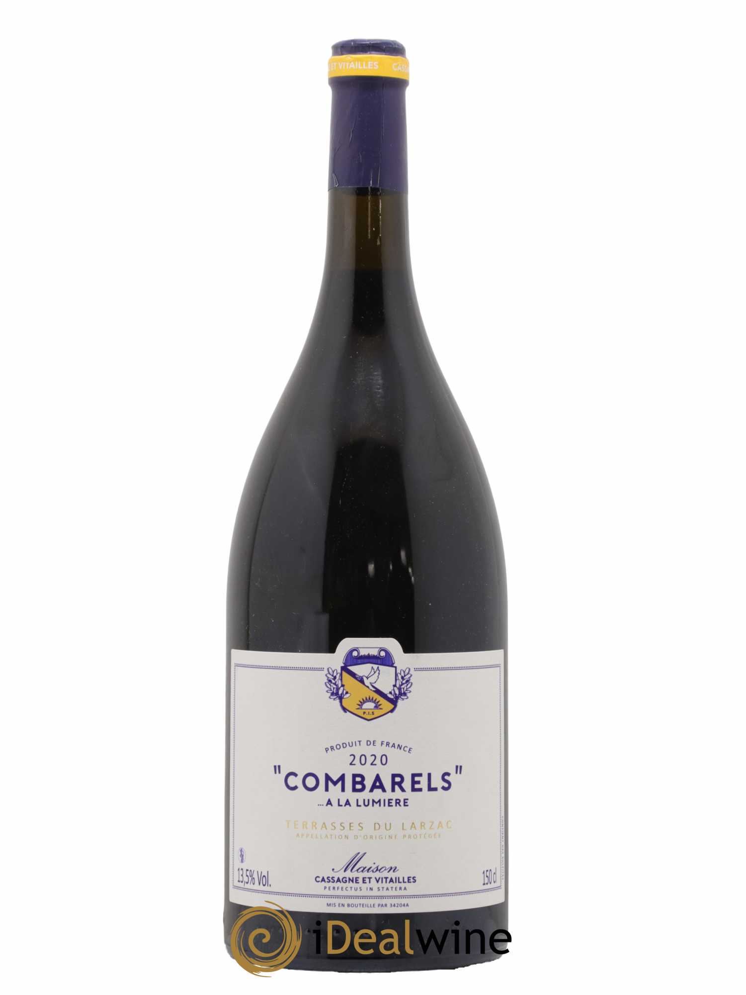 Coteaux du Languedoc Terrasses du Larzac Combarels à la Lumière Maison Cassagne et Vitailles 2020 - Lot de 1 magnum - 0