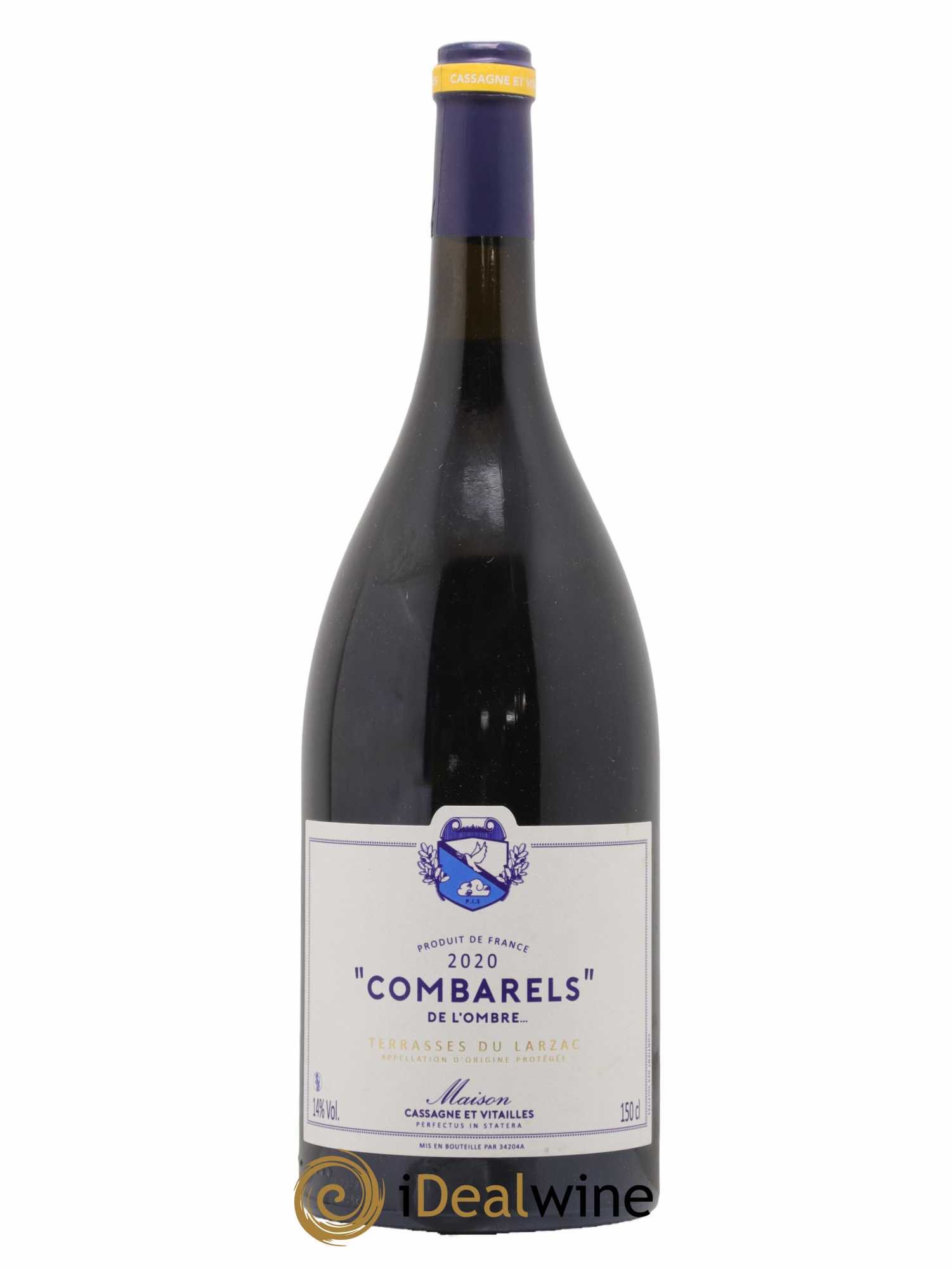Coteaux du Languedoc Terrasses du Larzac Combarels de l'Ombre Maison Cassagne et Vitailles 2020 - Lot de 1 magnum - 0