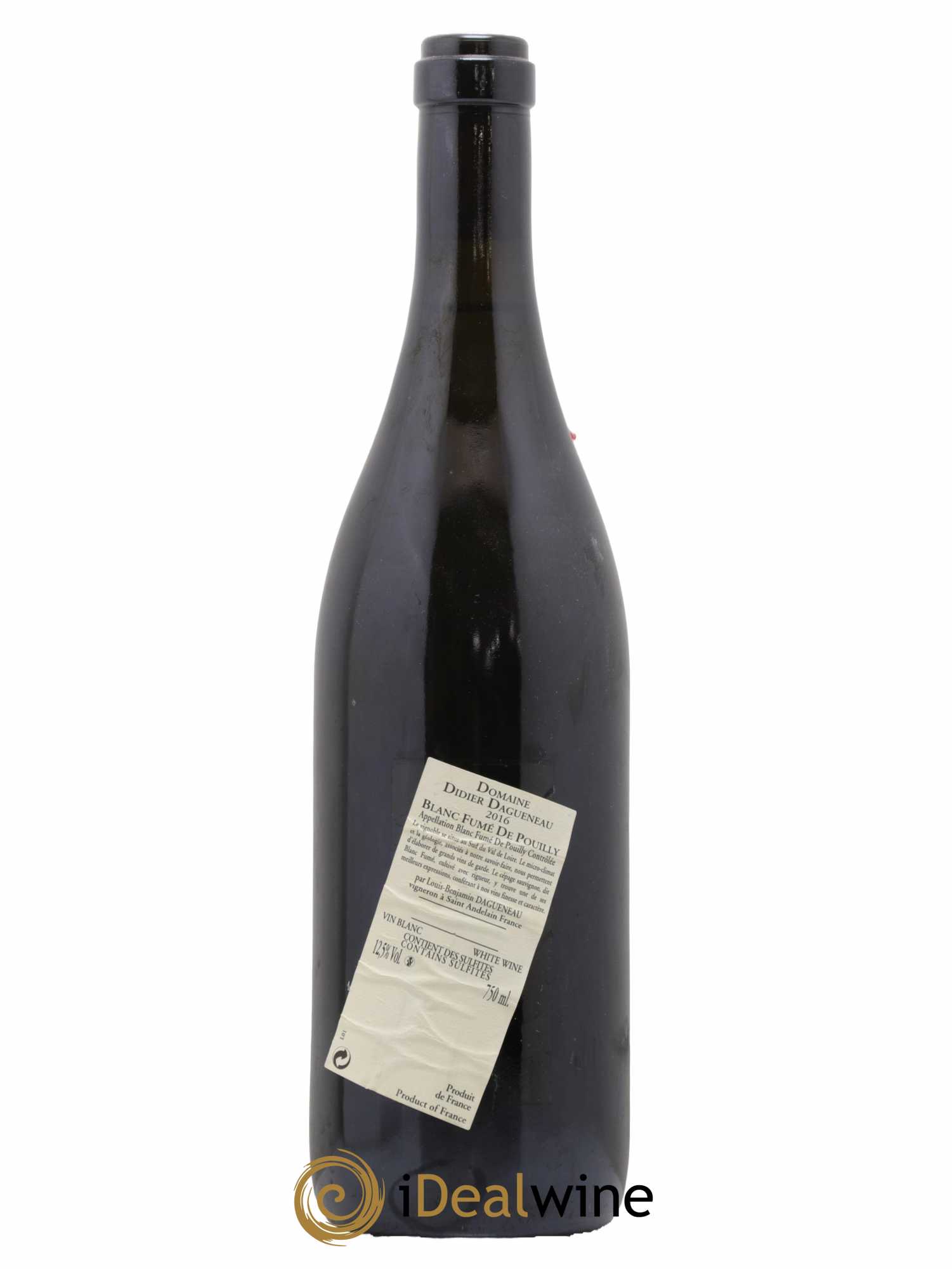 Vin de France (anciennement Pouilly-Fumé) Buisson Renard Dagueneau (Domaine Didier - Louis-Benjamin) 2016 - Lot de 1 bouteille - 1