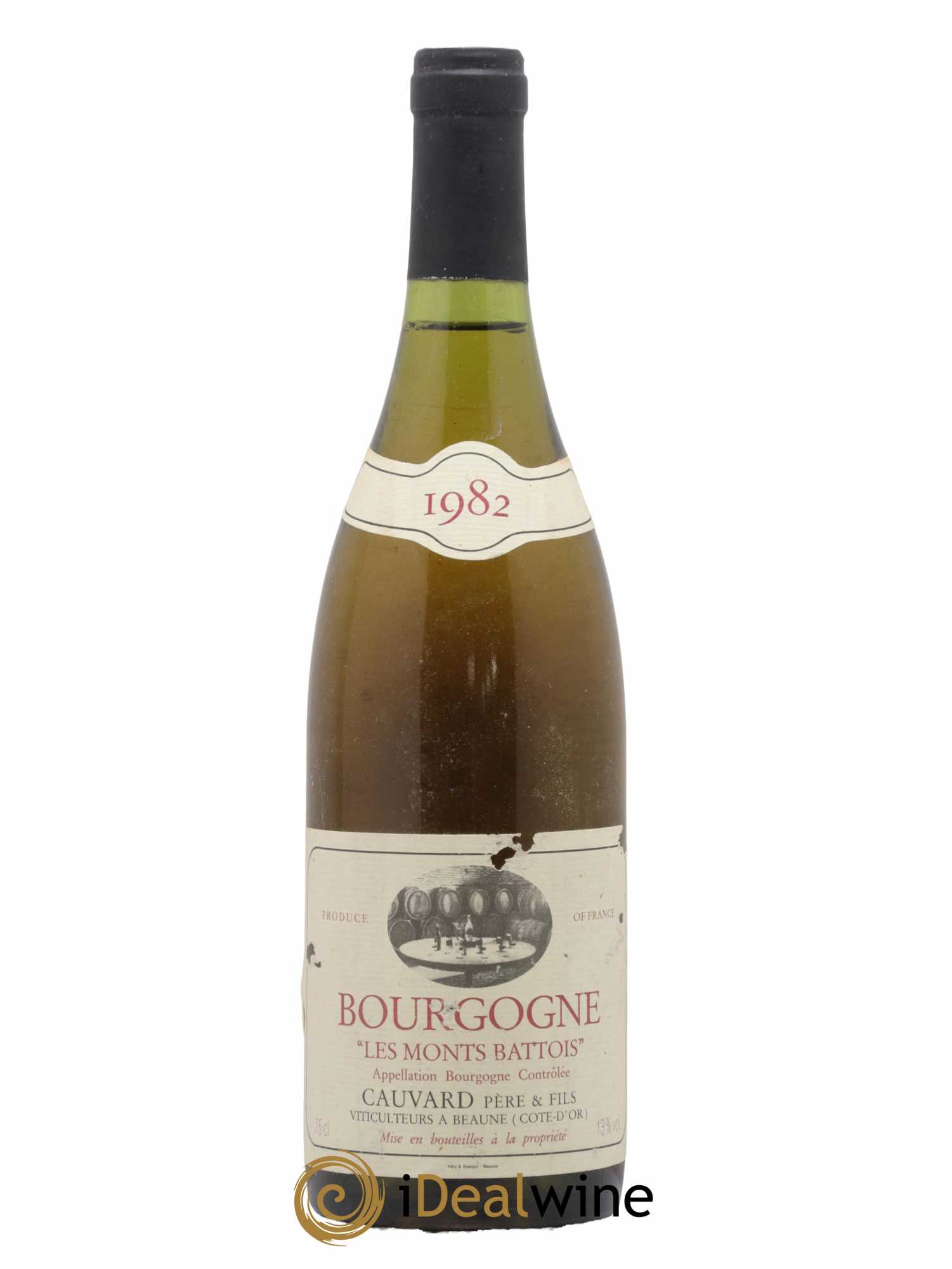Bourgogne Les Monts Battois Cauvard 1982 - Lot de 1 bouteille - 0