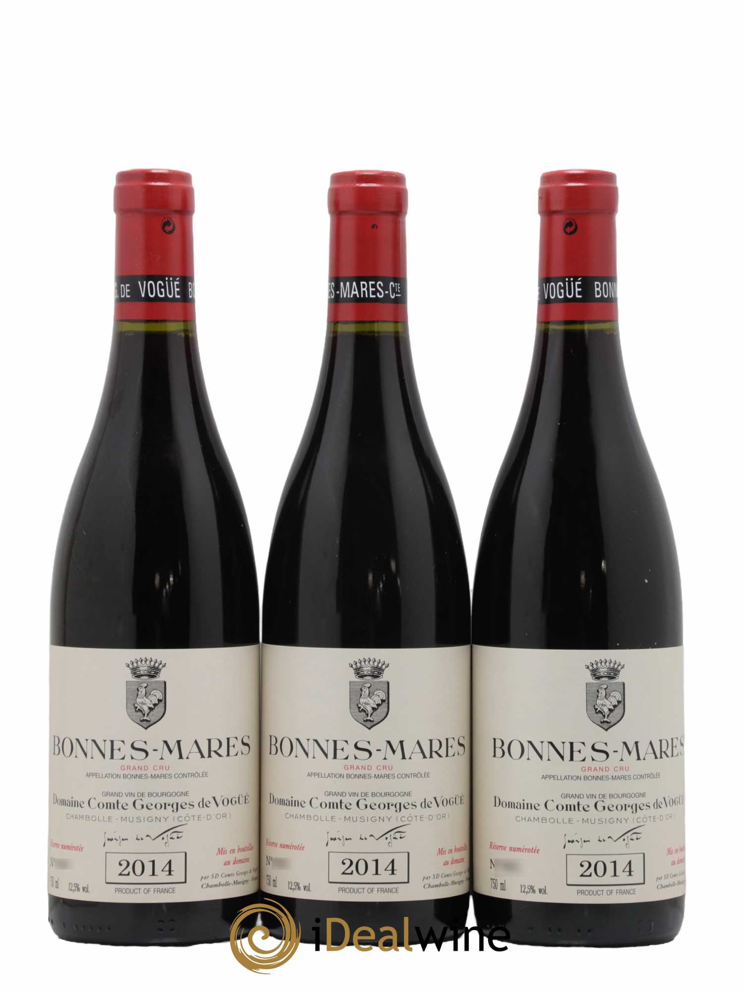 Bonnes-Mares Grand Cru Comte Georges de Vogüé 2014 - Lot de 3 bouteilles - 0