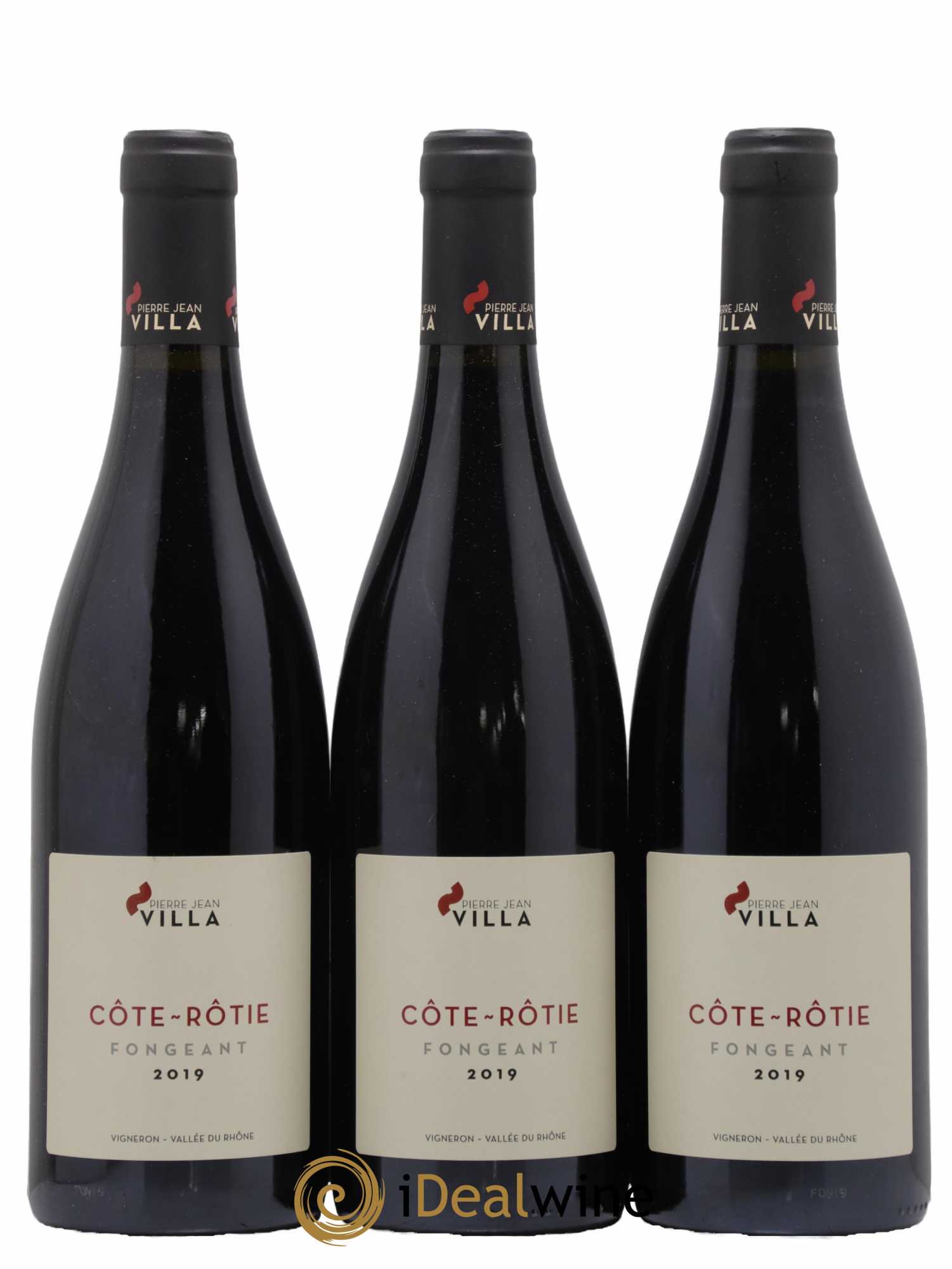 Côte-Rôtie Fongeant Pierre-Jean Villa 2019 - Lot de 3 bouteilles - 0