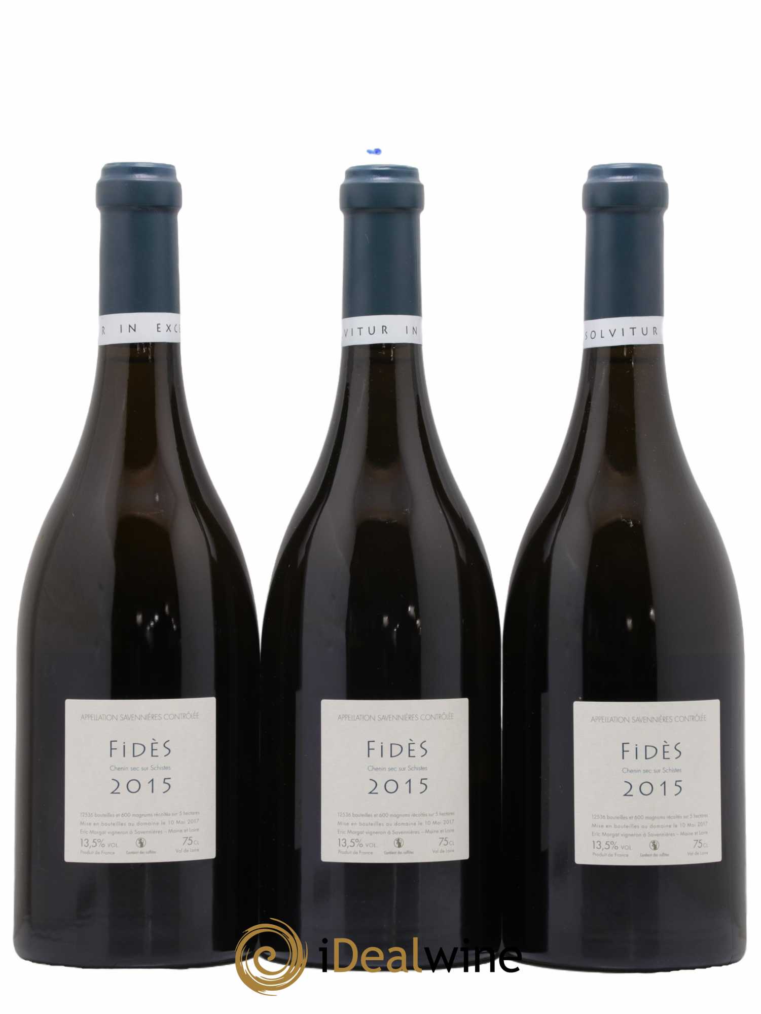 Savennières Fidès Eric Morgat 2015 - Lot de 3 bouteilles - 1