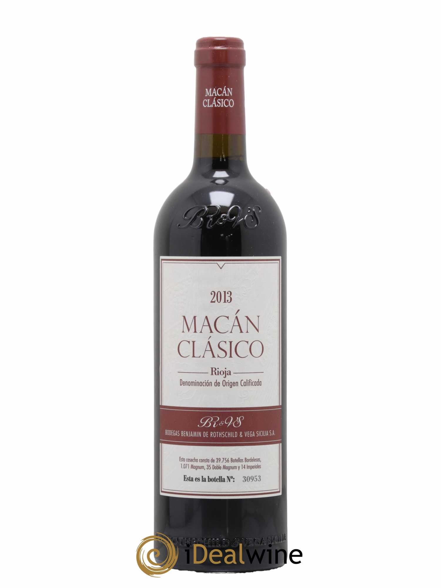 Rioja DOCa Macan Benjamin de Rothschild & Vega Sicilia S.A 2013 - Posten von 1 Flasche - 0