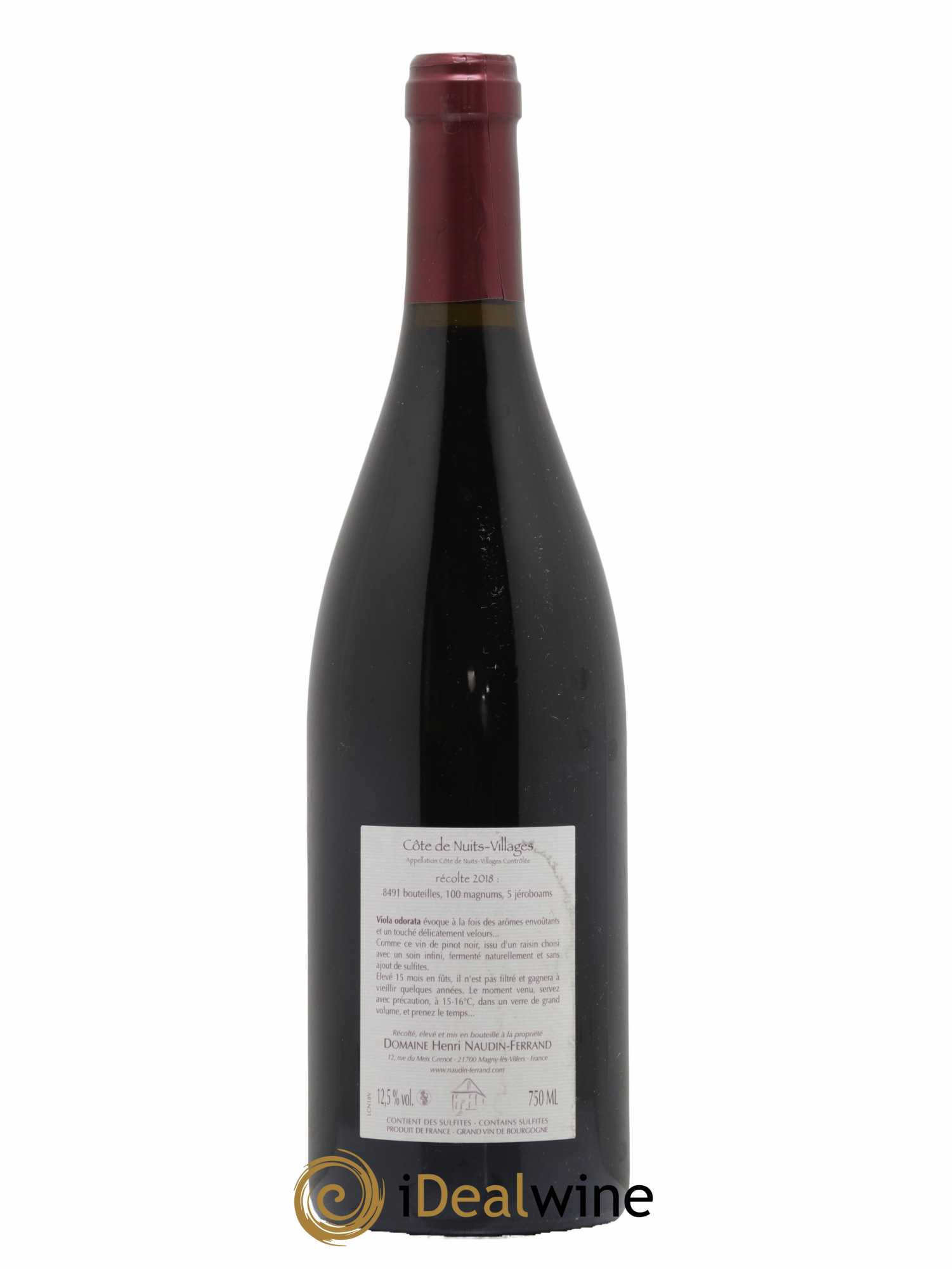 Côte de Nuits-Villages Viola Odorata Naudin-Ferrand (Domaine) 2018 - Lot de 1 bouteille - 1