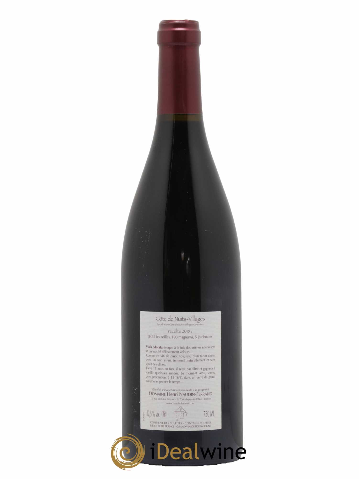 Côte de Nuits-Villages Viola Odorata Naudin-Ferrand (Domaine) 2018 - Lot de 1 bouteille - 1
