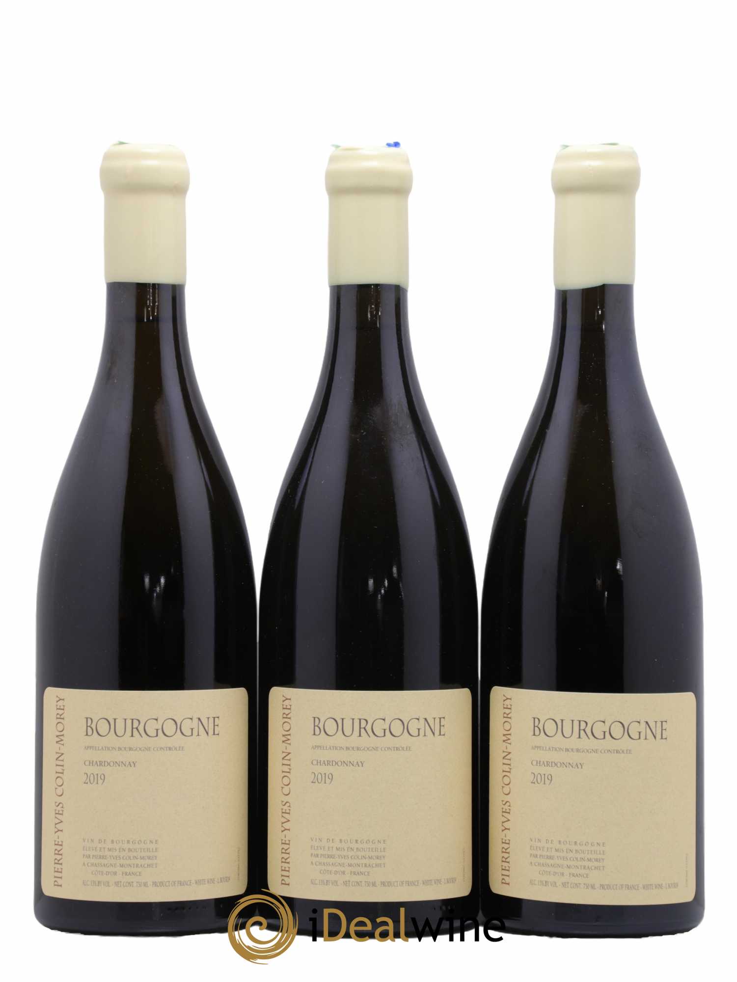 Bourgogne Pierre-Yves Colin Morey 2019 - Lot de 3 bouteilles - 0