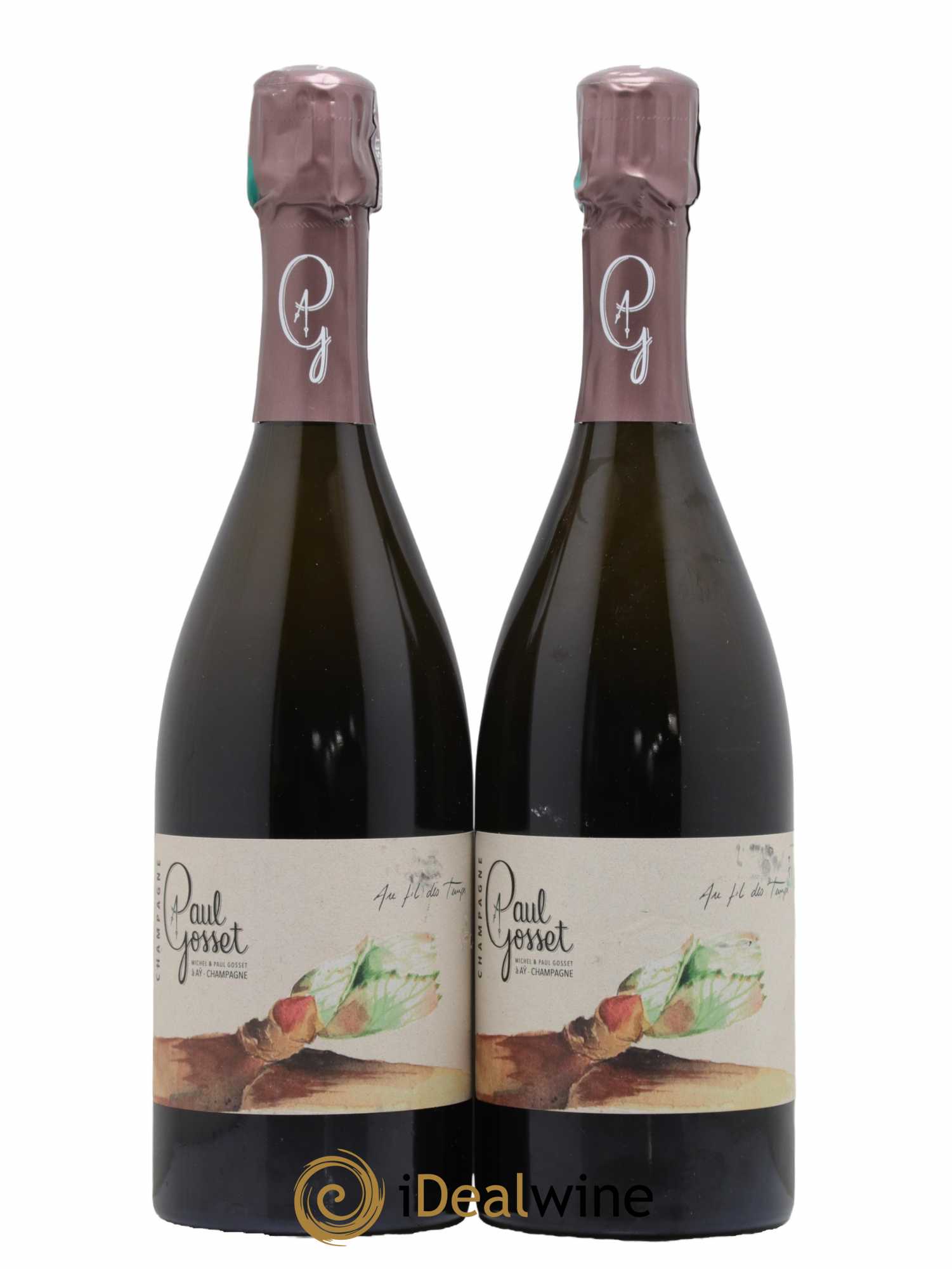 Au Fil des Temps Le Printemps Paul Gosset Extra Brut - Lot de 2 bouteilles - 0