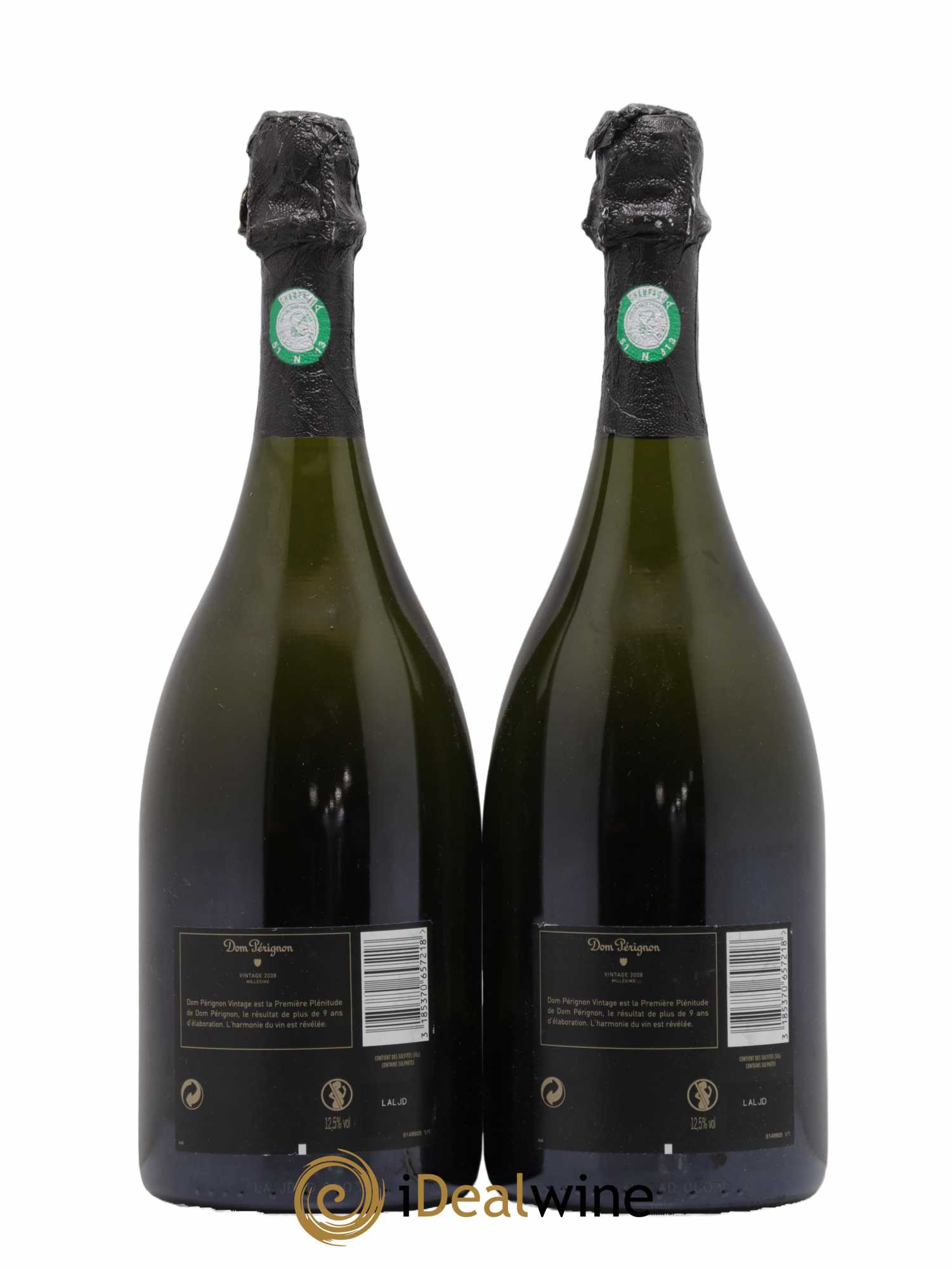 Brut Dom Pérignon 2008 - Lot de 2 bouteilles - 1