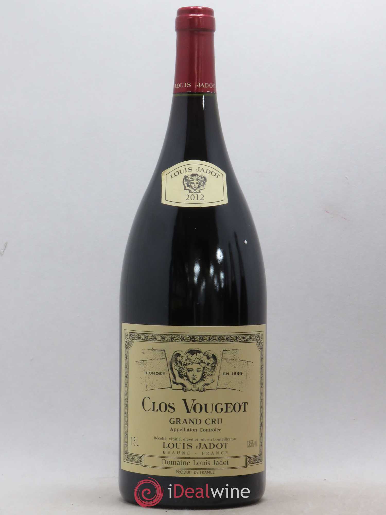 Clos de Vougeot Grand Cru Louis Jadot (Domaine) 2012 - Lot de 1 magnum - 0