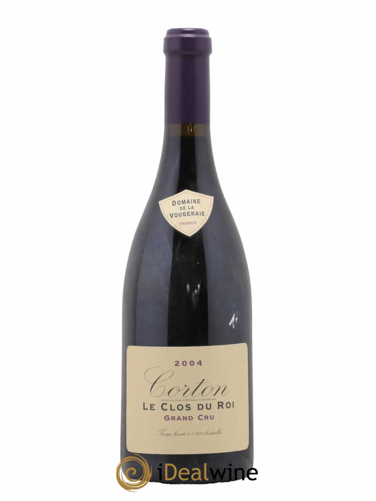 Corton Grand Cru Le Clos du Roi La Vougeraie 2004 - Lot de 1 bouteille - 0