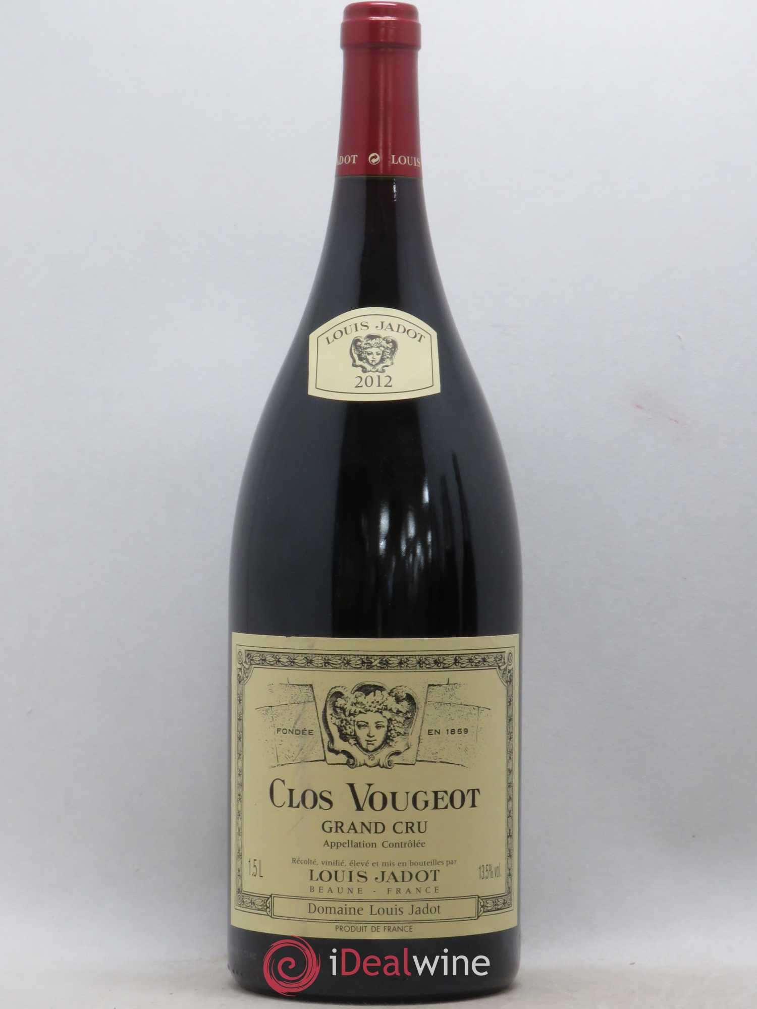Clos de Vougeot Grand Cru Louis Jadot (Domaine) 2012 - Lot de 1 magnum - 0