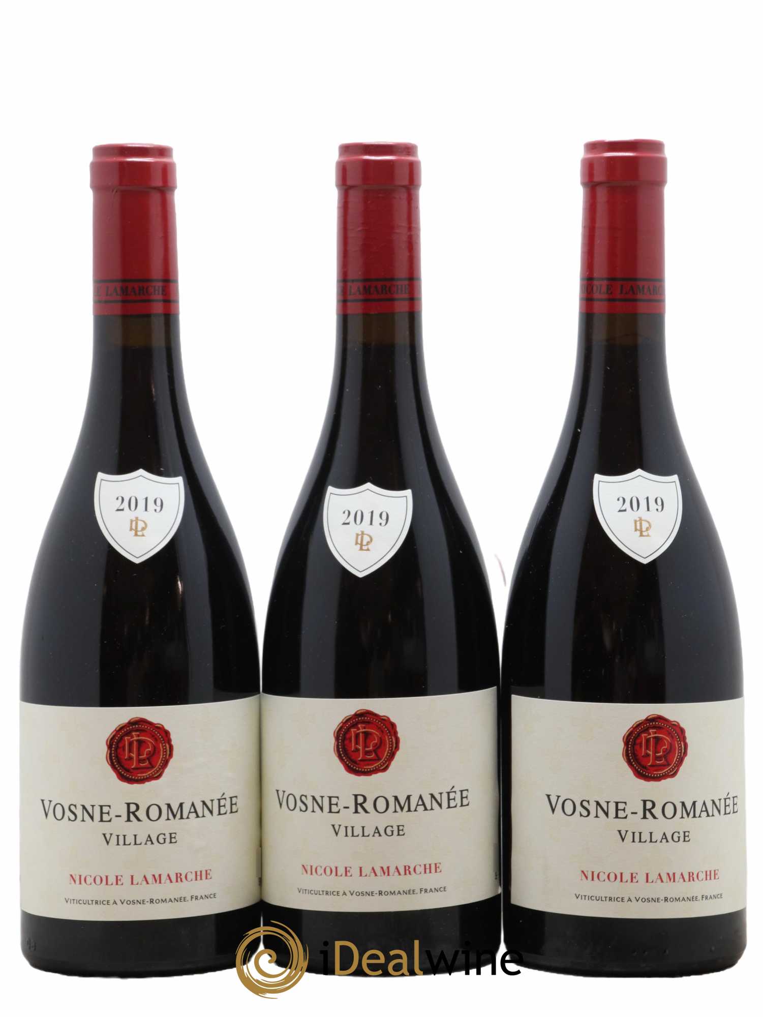 Vosne-Romanée Le Village Nicole Lamarche 2019 - Lot de 3 bouteilles - 0