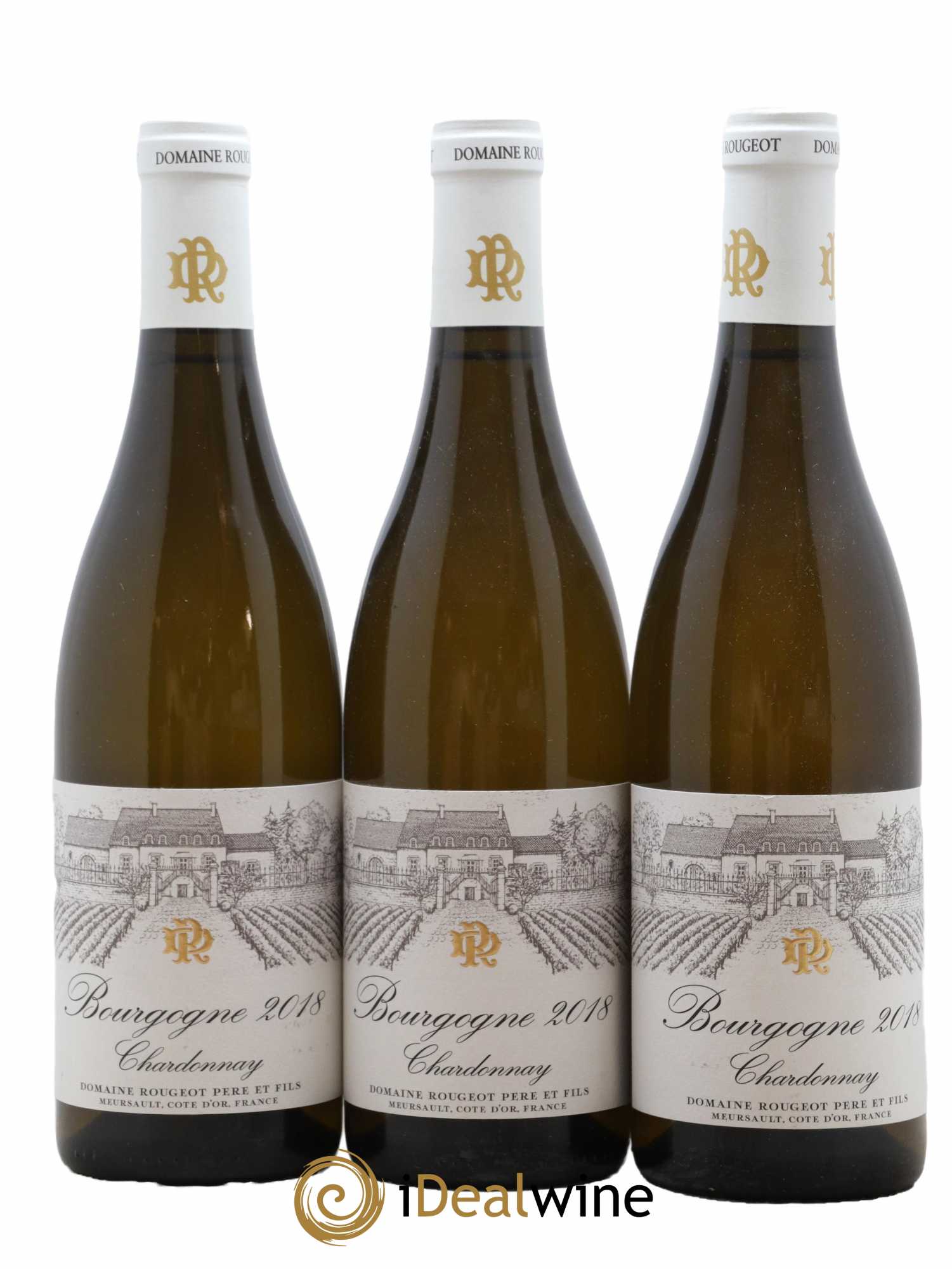 Bourgogne Chardonnay Domaine Rougeot P&F 2018 - Lot de 3 bouteilles - 0