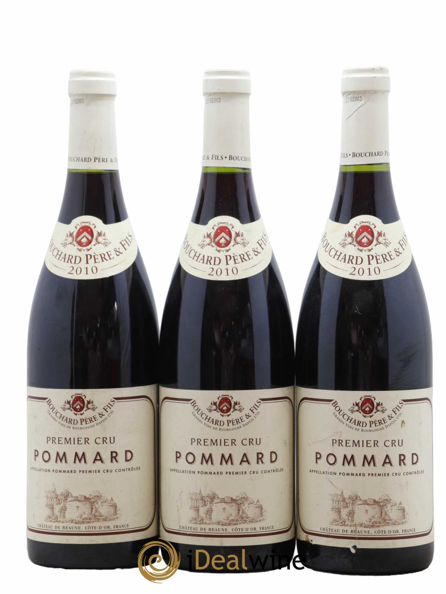 Pommard 1er Cru Bouchard Père & Fils 2010 - Lot de 3 bouteilles - 0