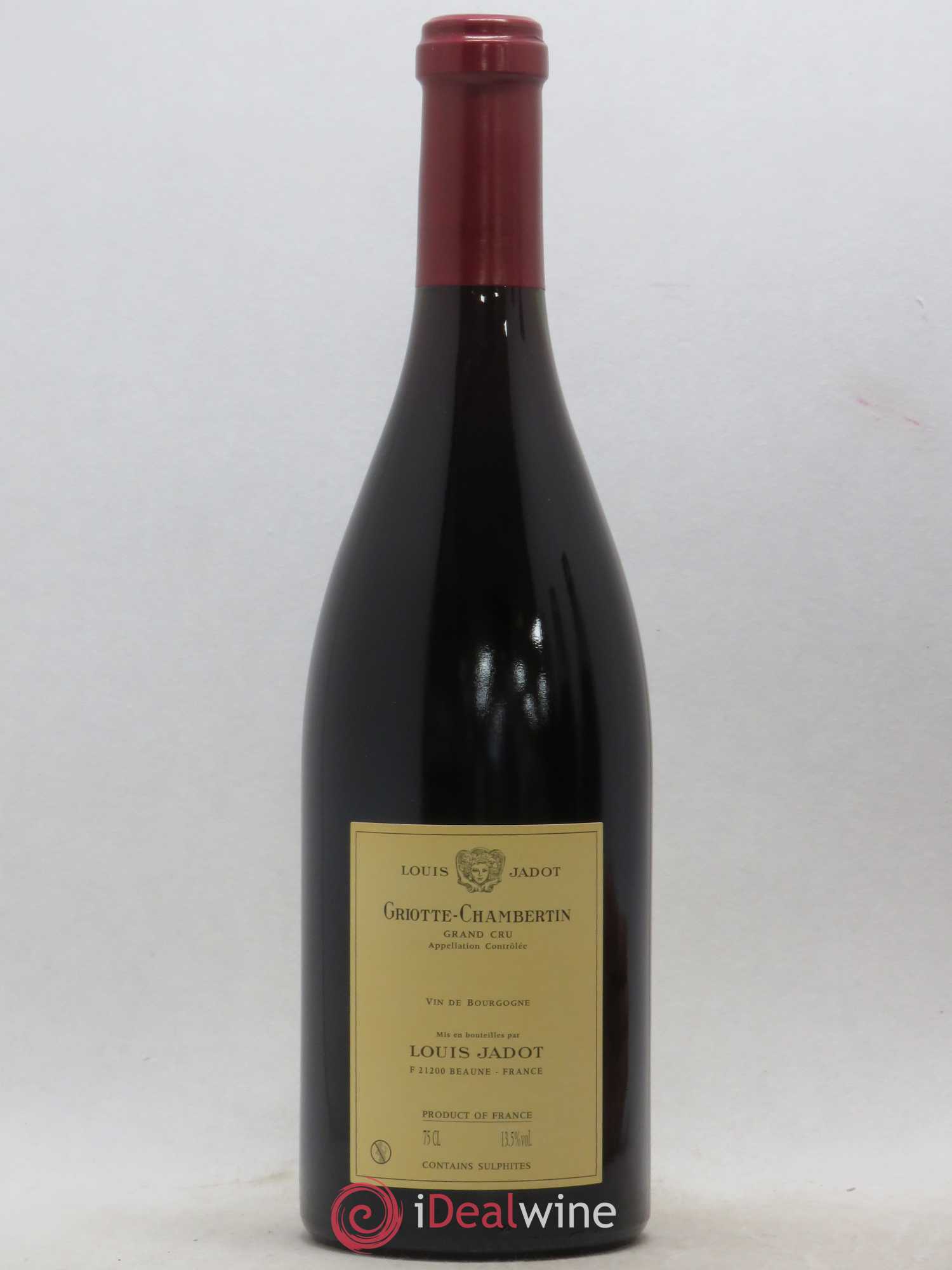 Griotte-Chambertin Grand Cru Maison Louis Jadot 2013 - Lot de 1 bouteille - 1