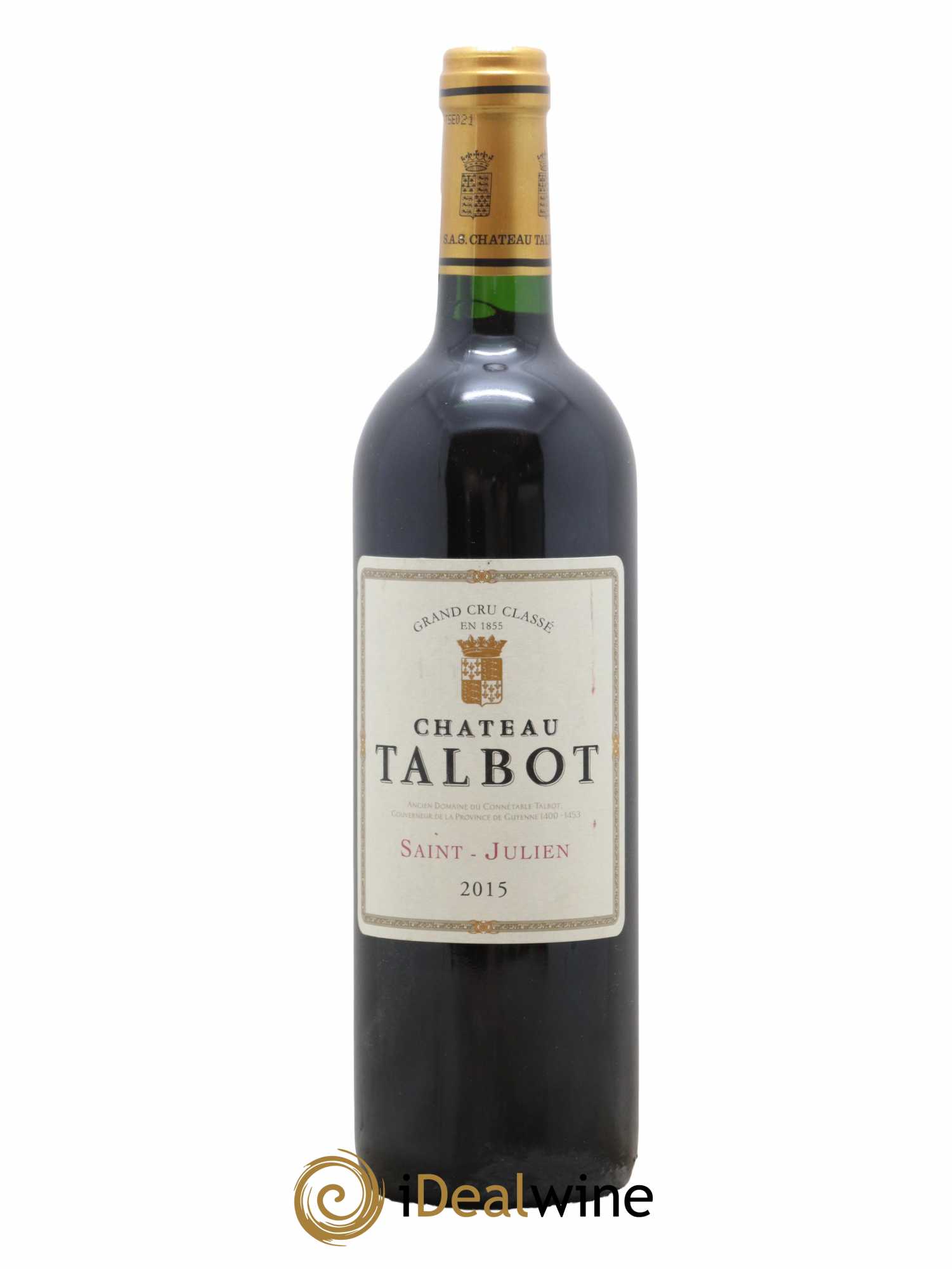 Château Talbot 4ème Grand Cru Classé 2015 - Lot de 1 bouteille - 0