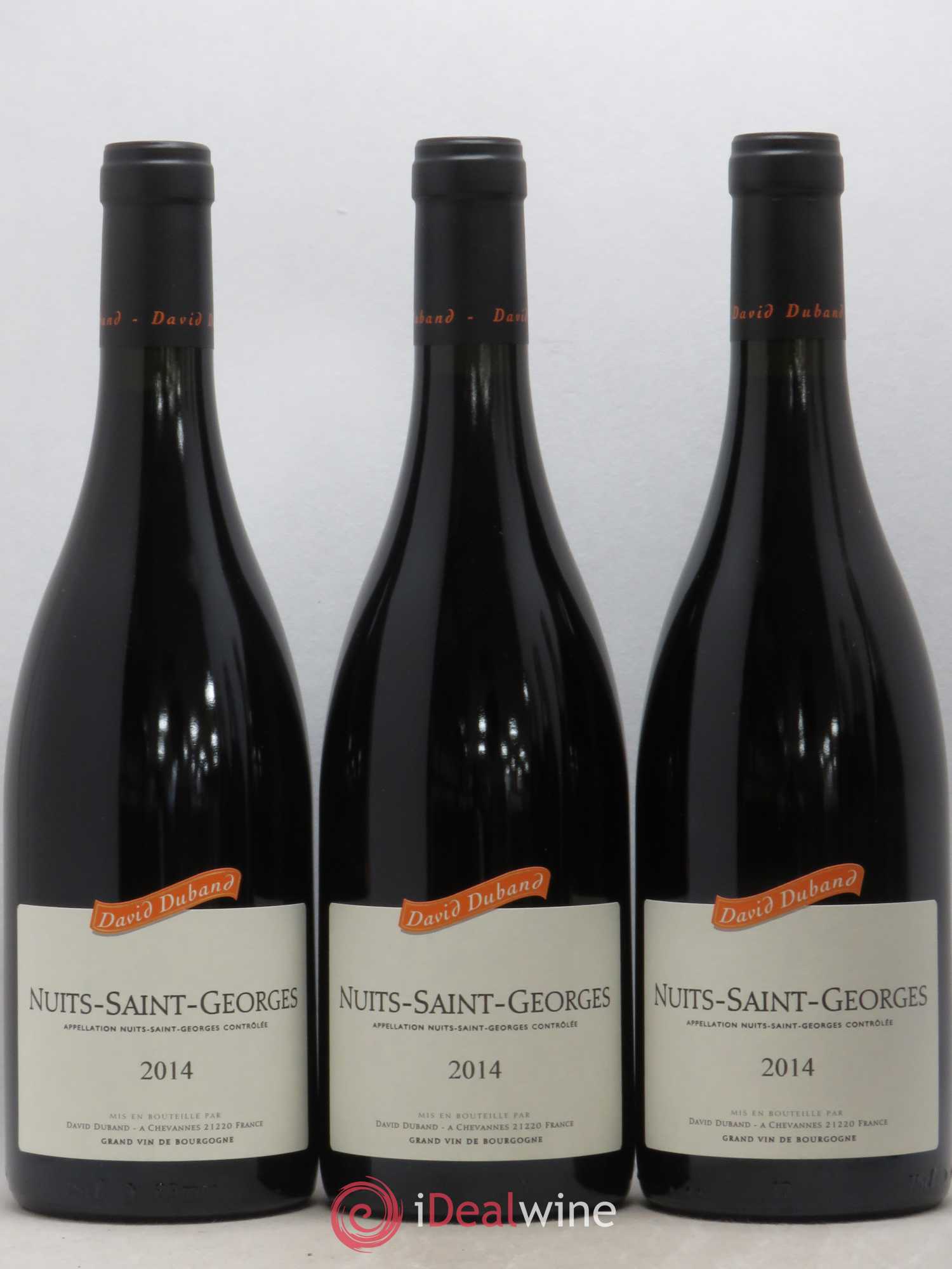 Nuits-Saint-Georges David Duband (Domaine) 2014 - Lot de 3 bouteilles - 0