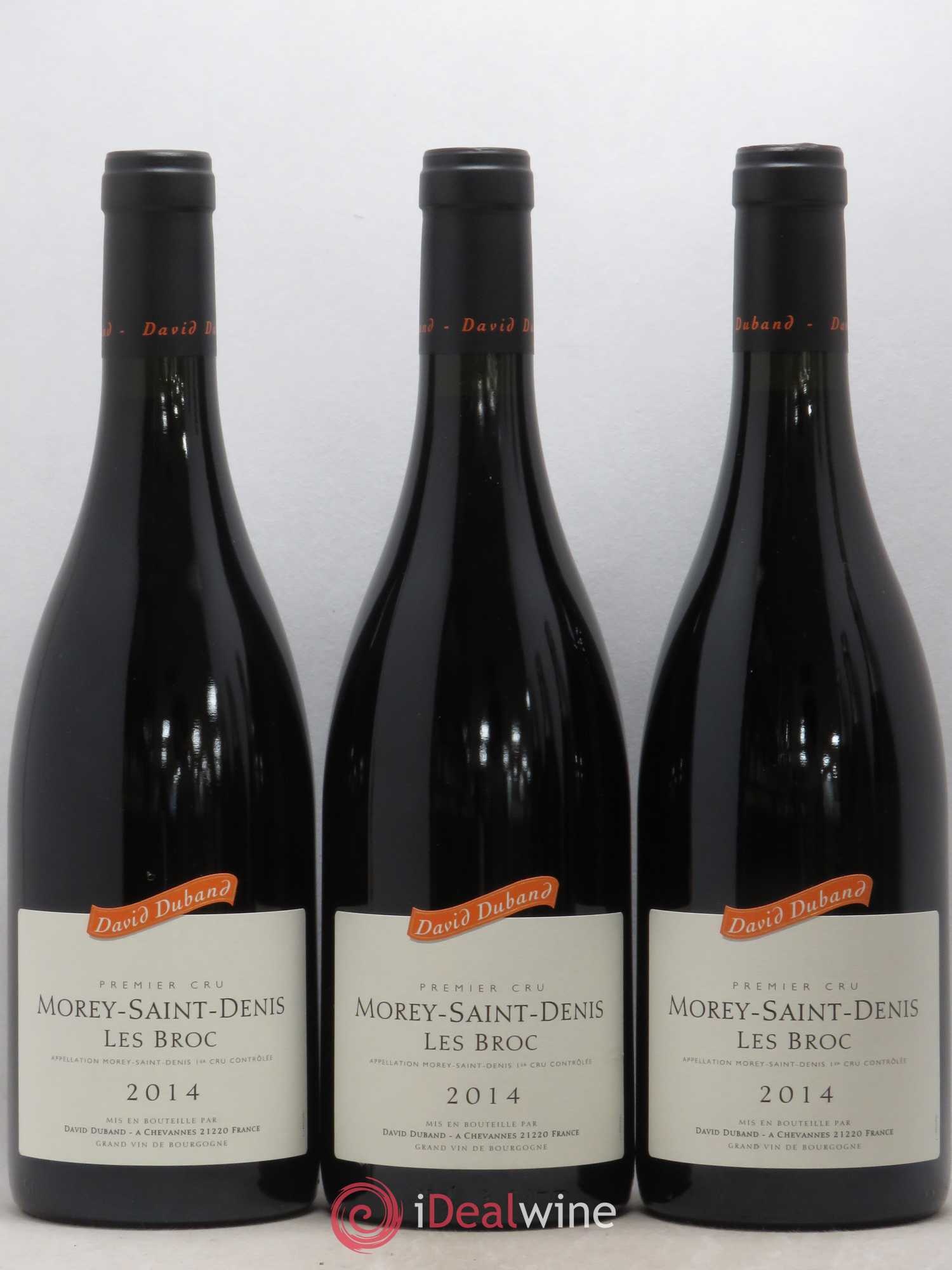 Morey-Saint-Denis 1er Cru Les Broc David Duband 2014 - Posten von 3 Flaschen - 0