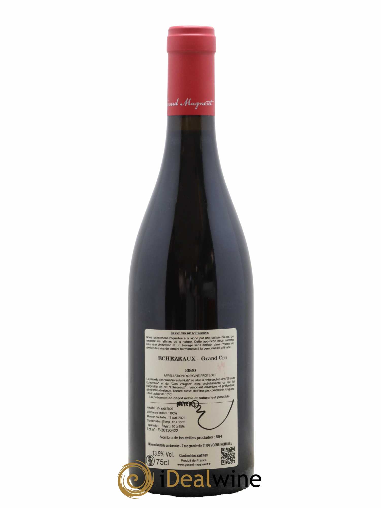Echezeaux Grand Cru Gérard Mugneret 2020 - Lot de 1 bouteille - 1