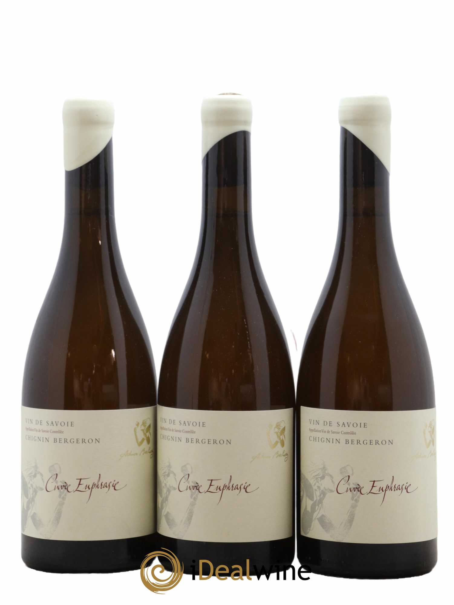 Vin de Savoie Chignin Bergeron Cuvée Euphrasie Adrien Berlioz 2018 - Lot de 3 bouteilles - 0