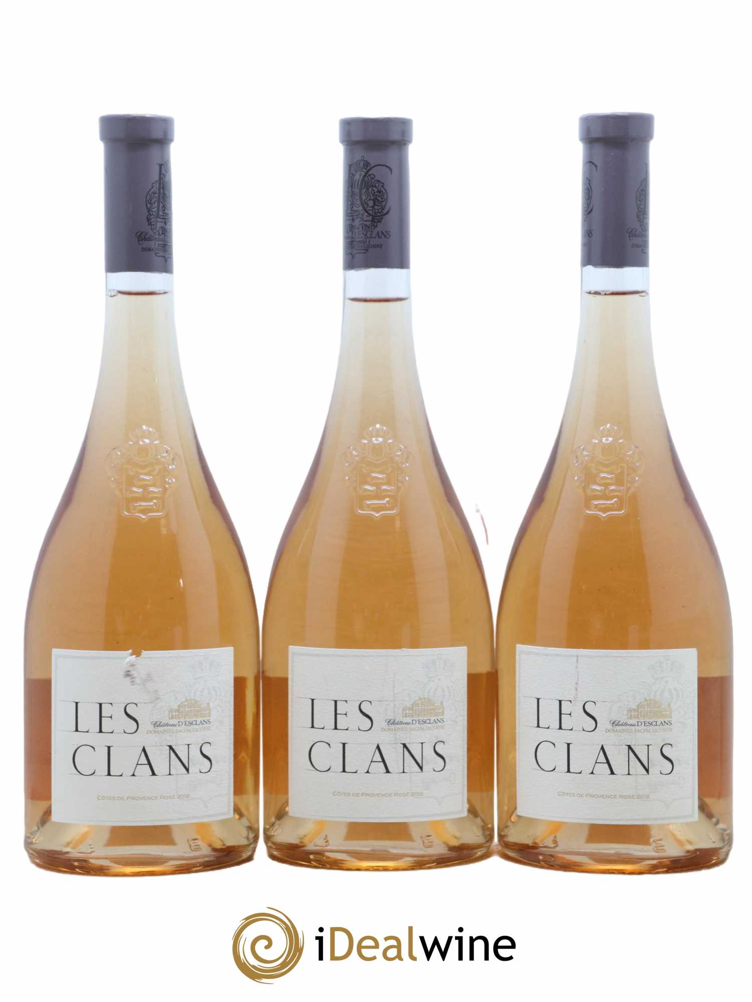 Côtes de Provence Château d'Esclans Les Clans 2018 - Lot de 3 bouteilles - 0