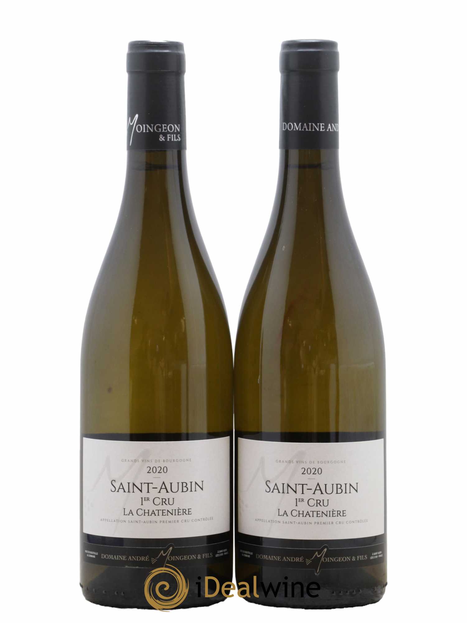 Saint-Aubin 1er Cru La Chateniere Domaine Moingeon 2020 - Lot de 2 bouteilles - 0