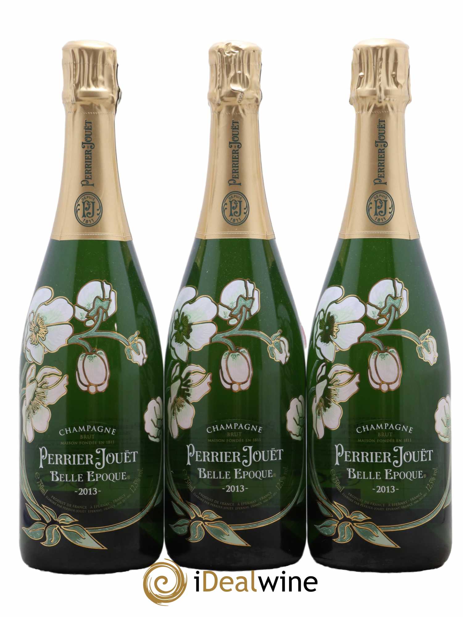 Cuvée Belle Epoque Brut Perrier-Jouët 2013 - Posten von 3 Flaschen - 0