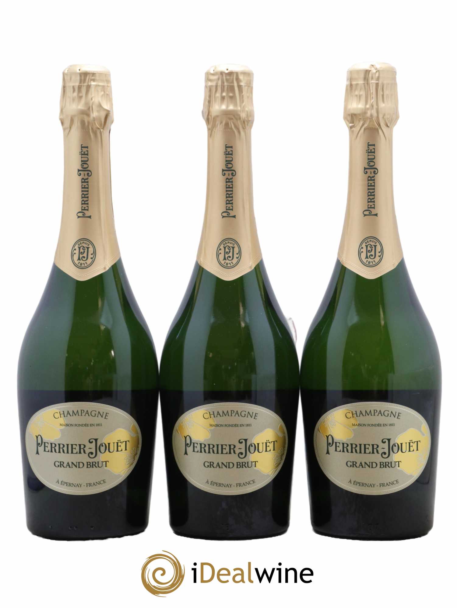 Grand Brut Perrier-Jouët - Lot de 3 bouteilles - 0
