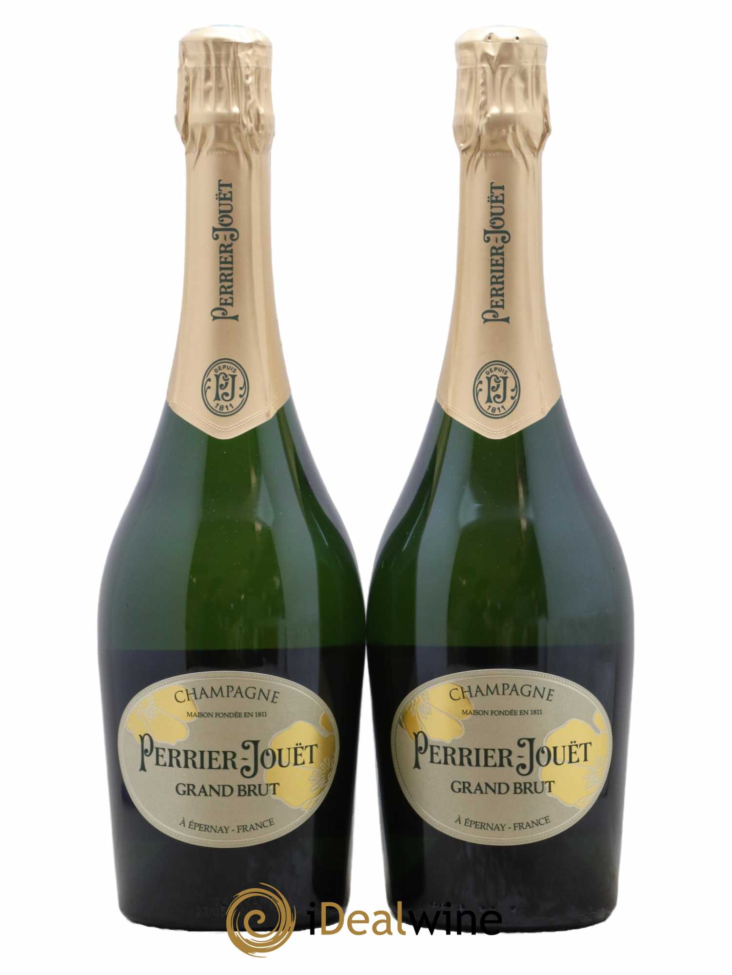 Grand Brut Perrier-Jouët - Lot de 2 bouteilles - 0