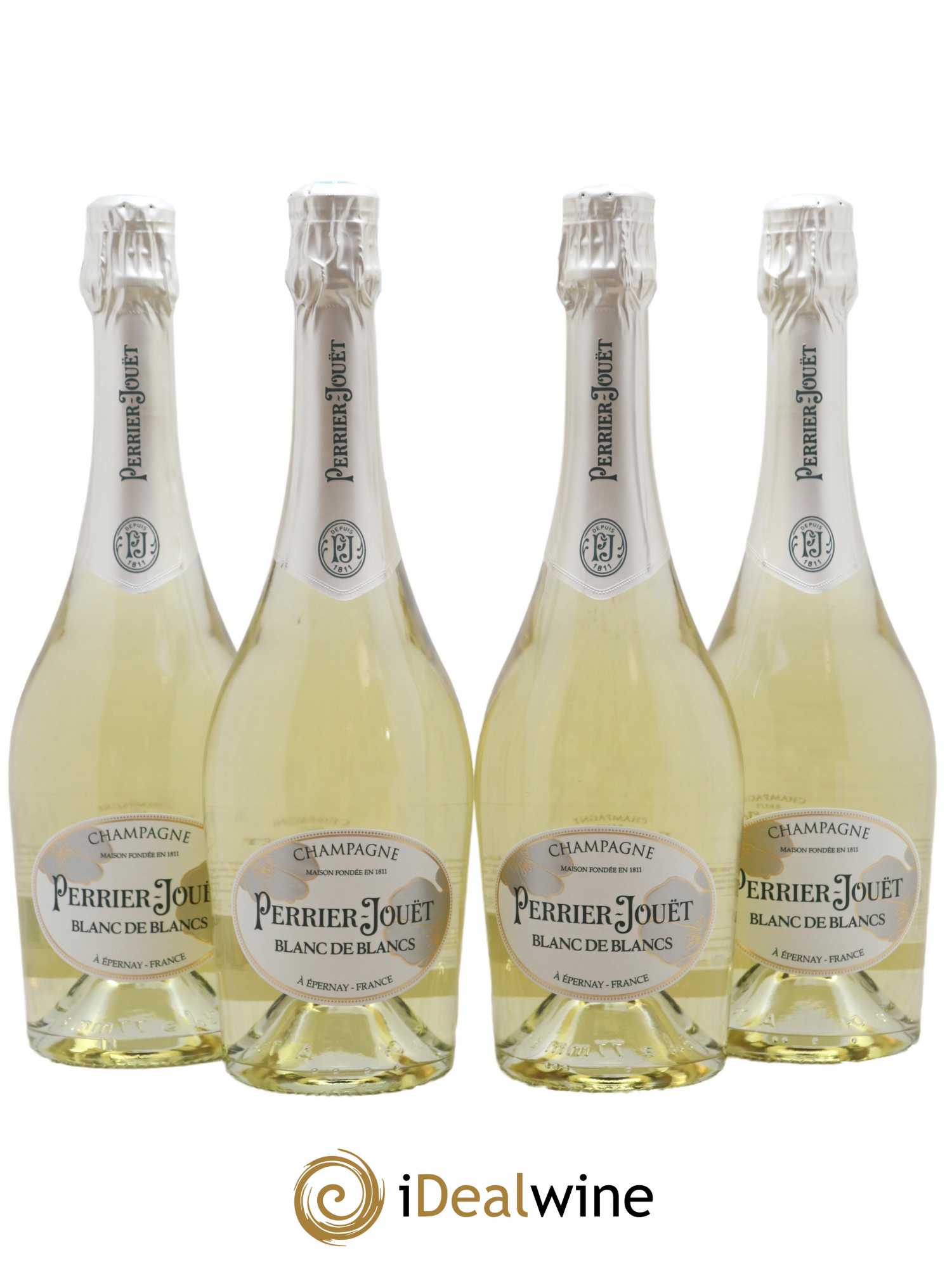 Champagne - - Lot of 4 bottles - 0