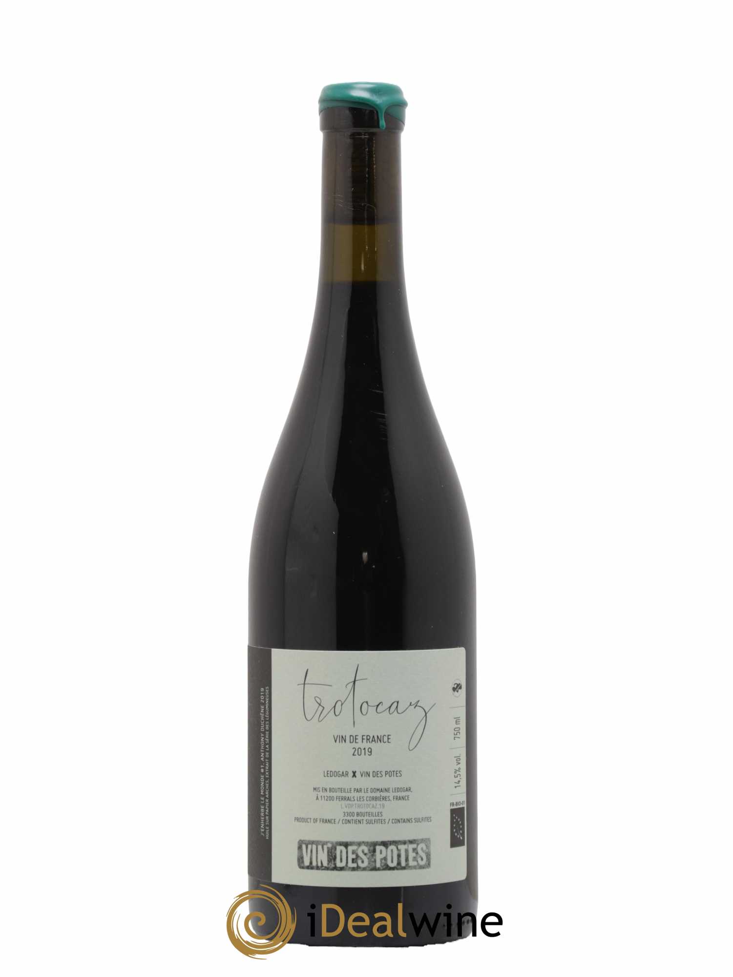 Vin de France Trotocaz Ledogar 2019 - Lot de 1 bouteille - 1